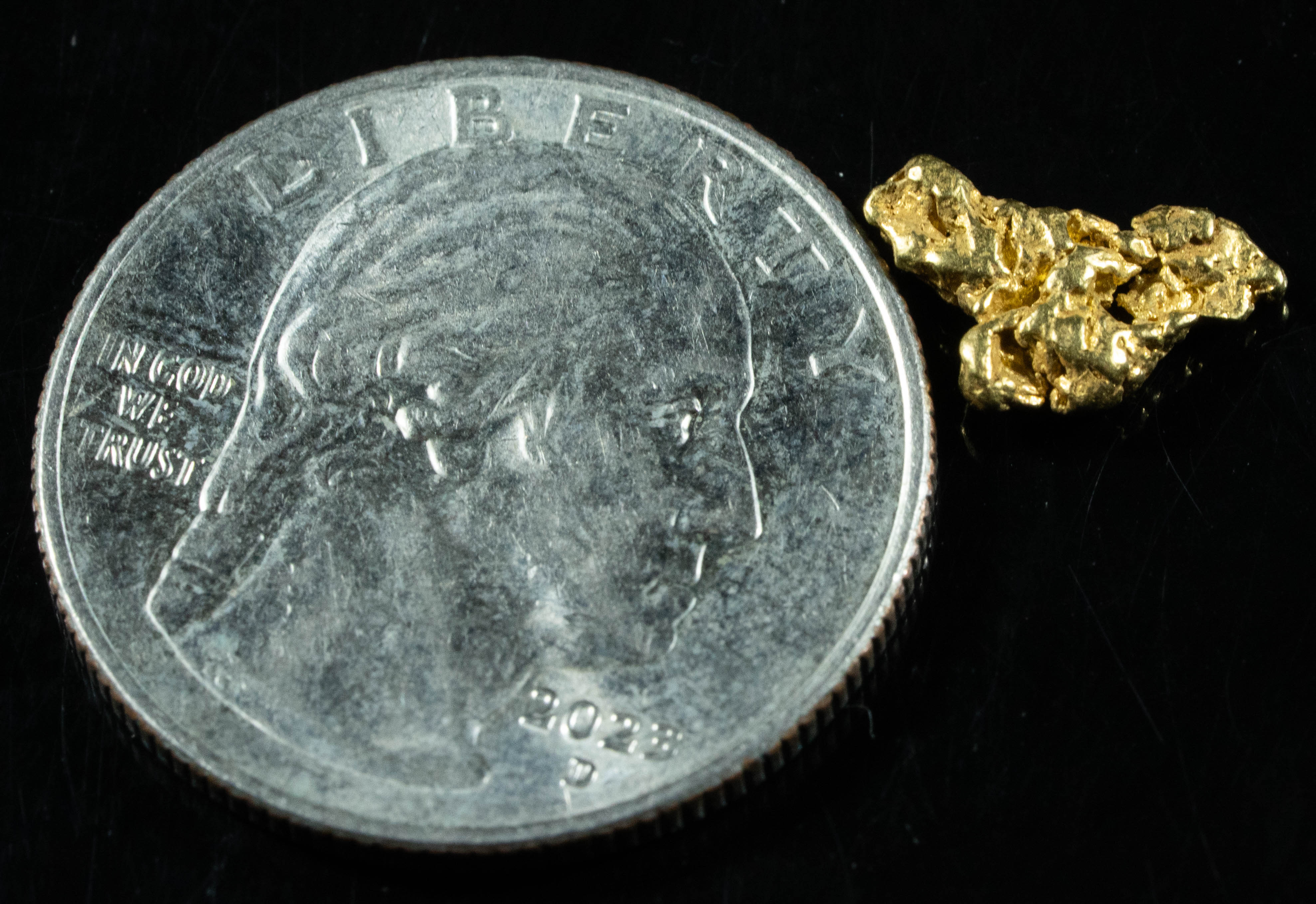 #24 Alaskan BC Natural Gold Nugget .80 Grams Genuine