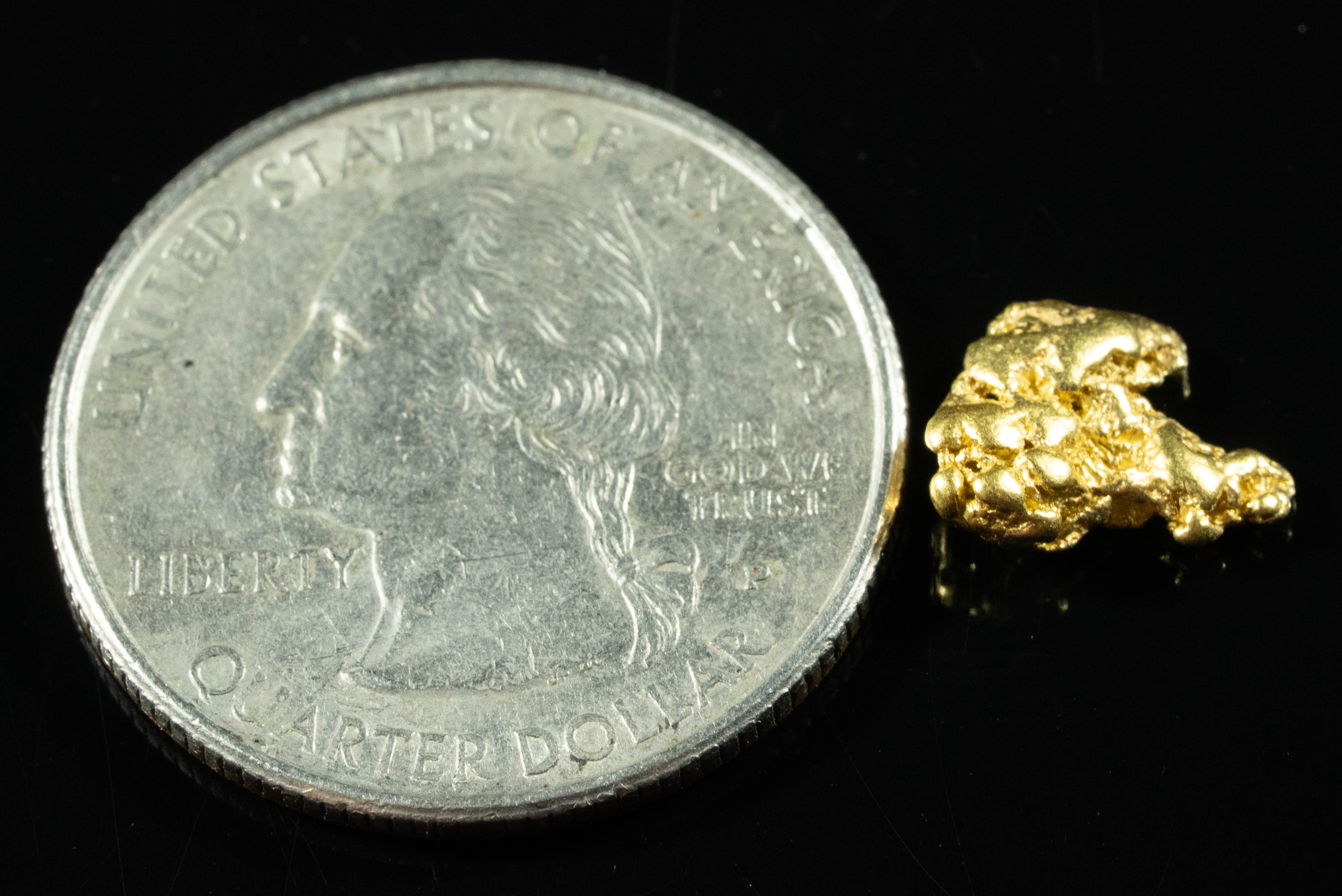 #2 Alaskan BC Natural Gold Nugget 1.23 Grams Genuine