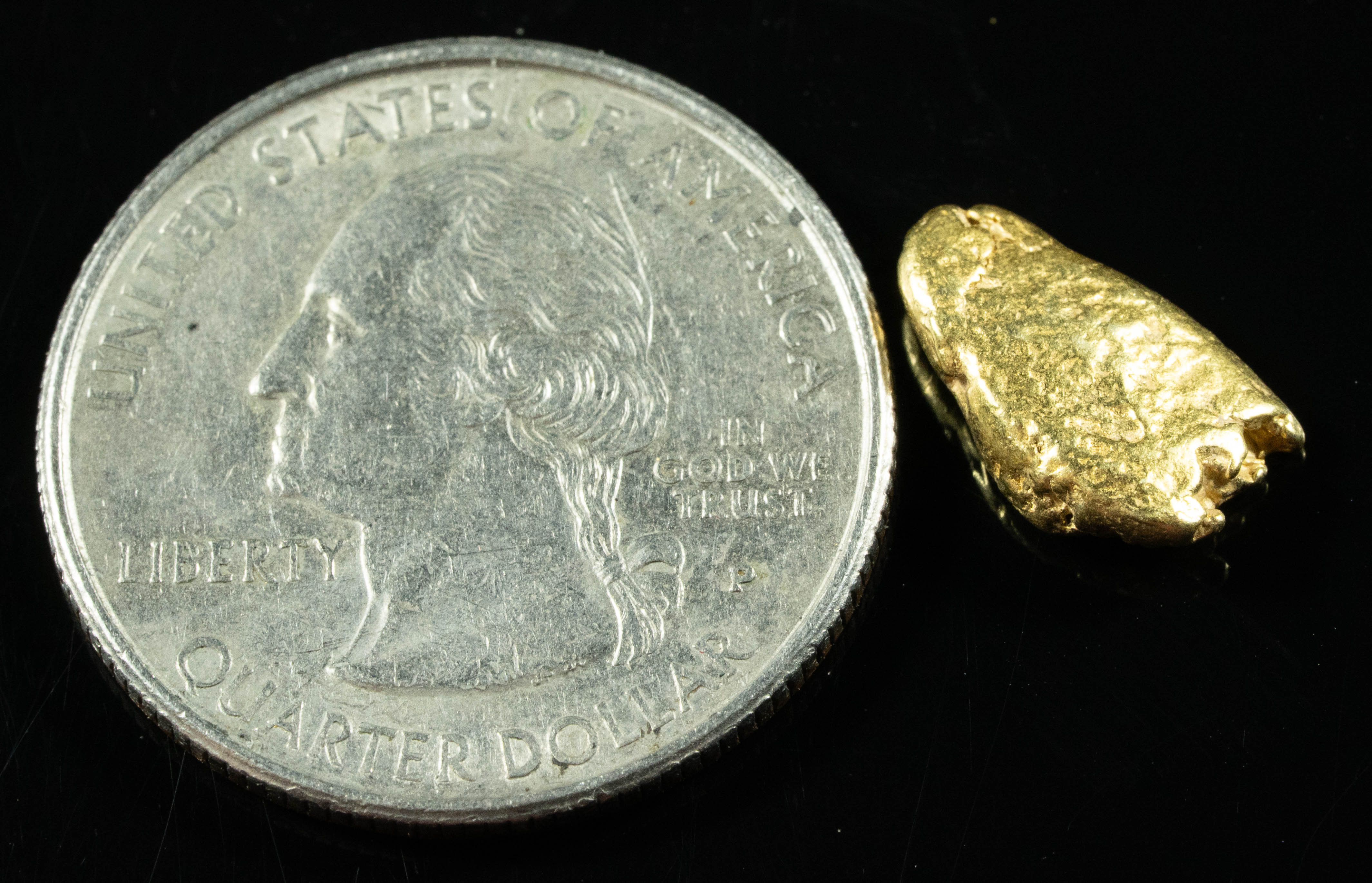 #8 Alaskan BC Natural Gold Nugget 1.98 Grams Genuine