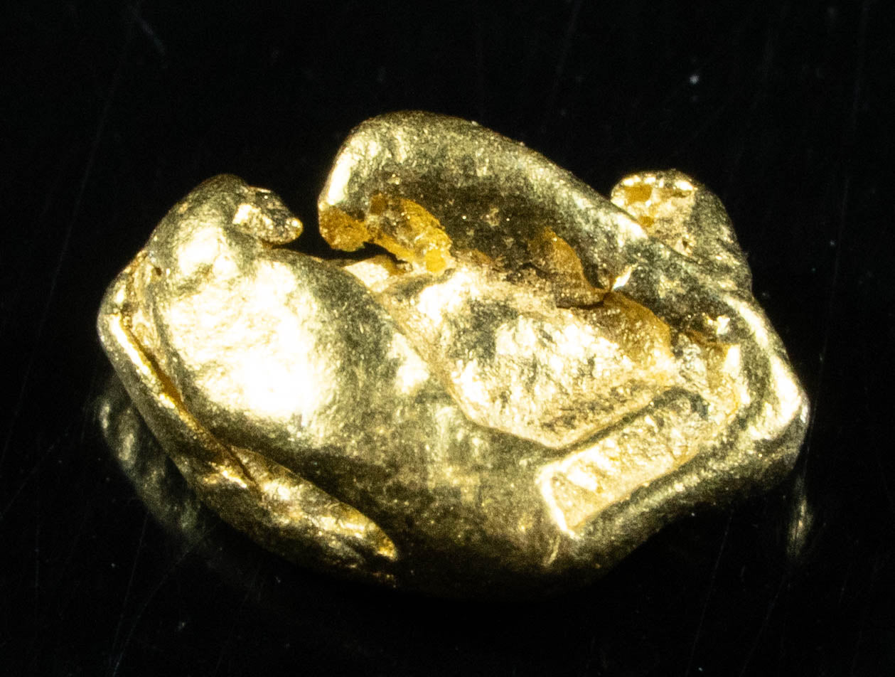 #35 Alaskan BC Natural Gold Nugget .43 Grams Genuine