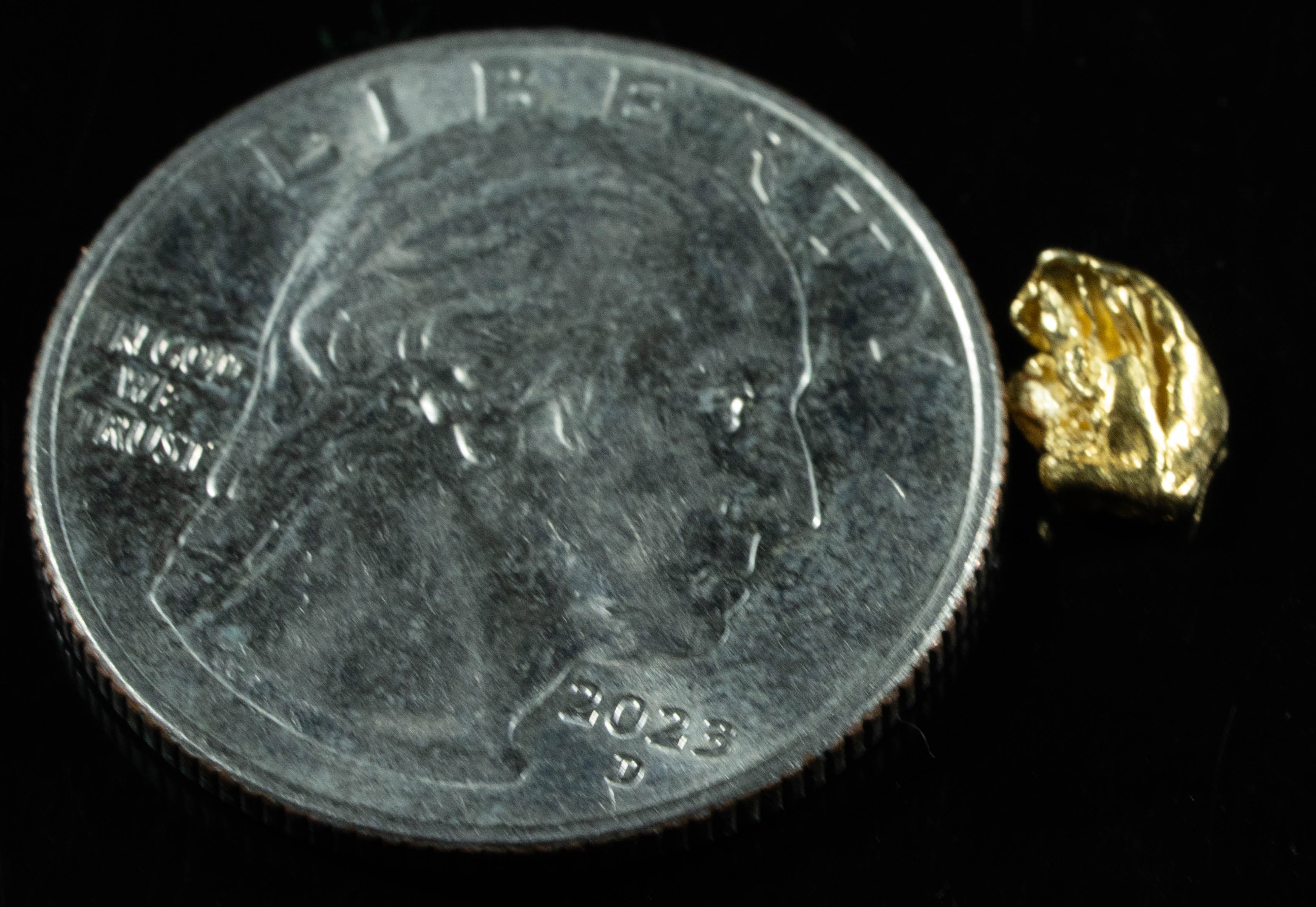#35 Alaskan BC Natural Gold Nugget .43 Grams Genuine