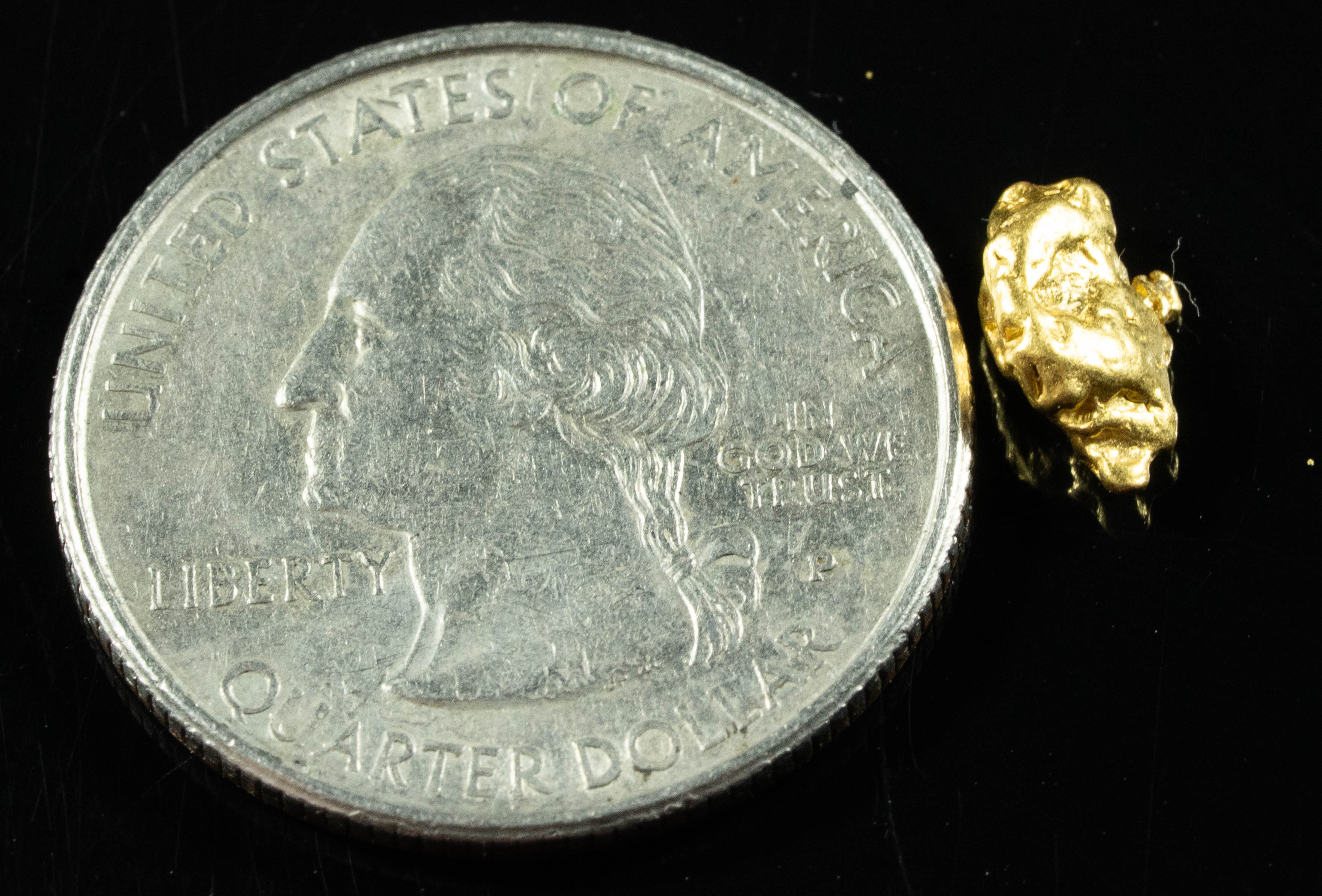 #20 Alaskan BC Natural Gold Nugget .96 Grams Genuine