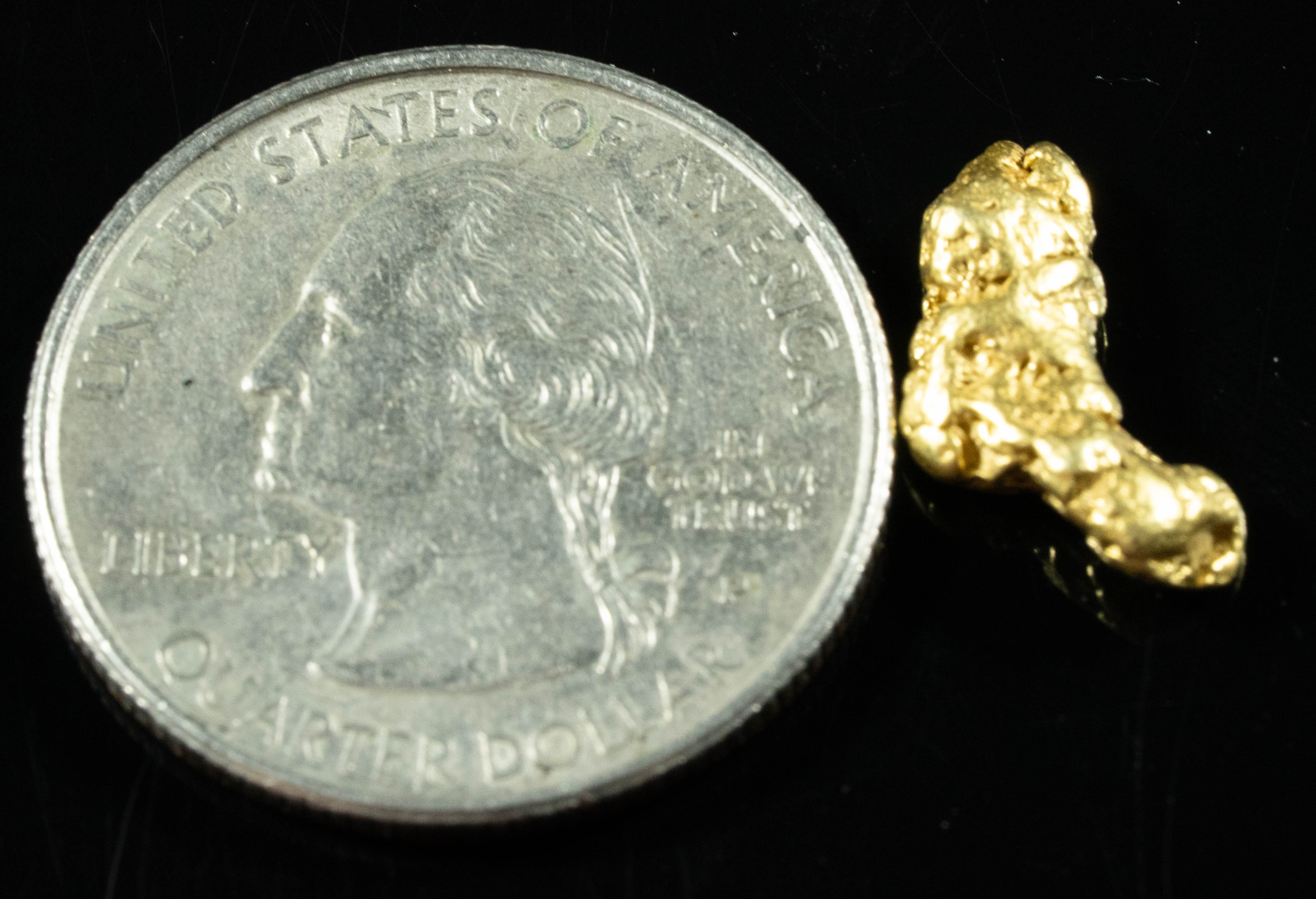 #28 Alaskan BC Natural Gold Nugget 1.57 Grams Genuine