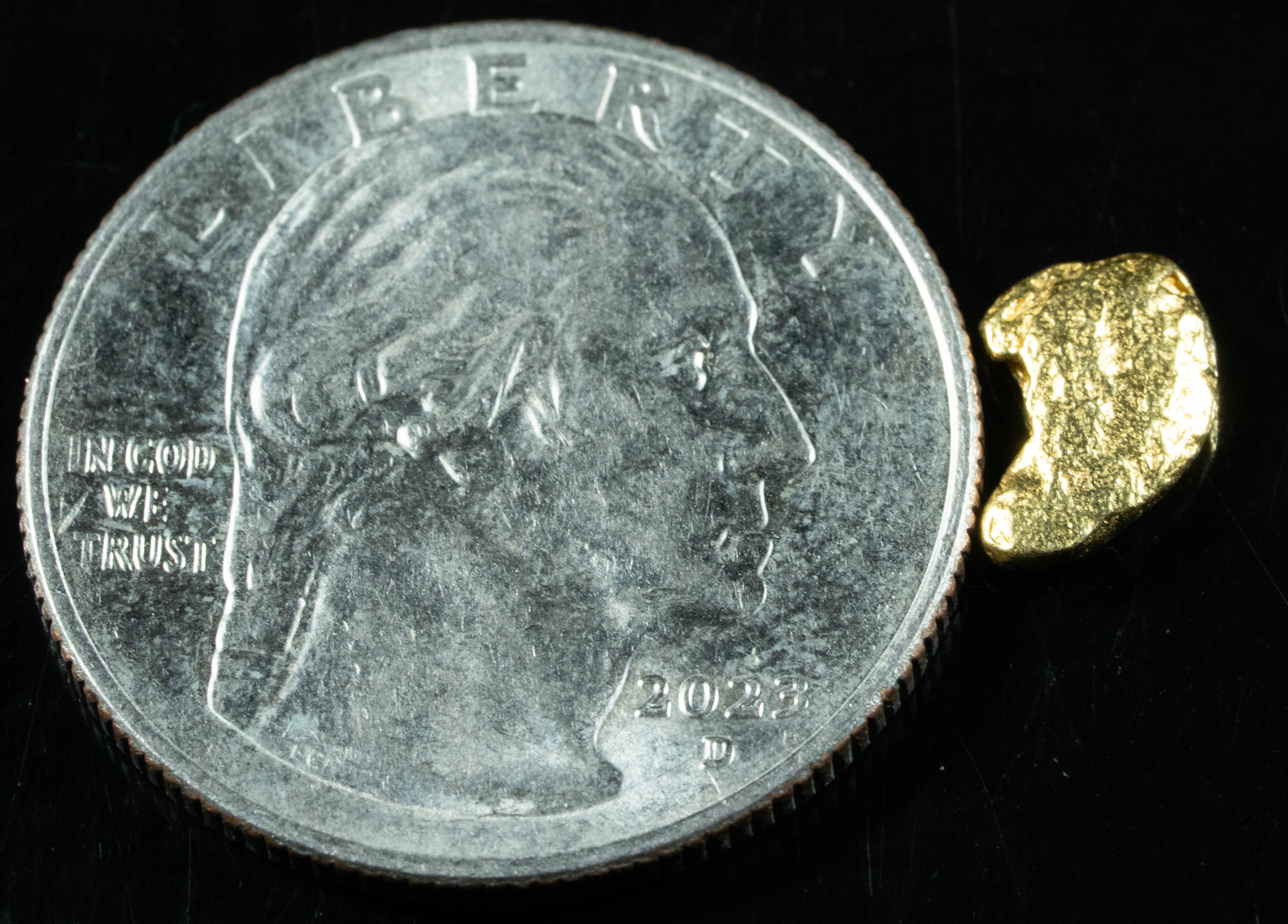 #40 Alaskan BC Natural Gold Nugget .72 Grams Genuine