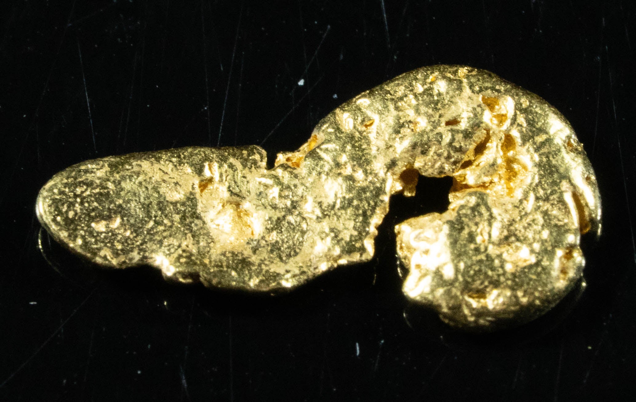 #45 Alaskan BC Natural Gold Nugget .46 Grams Genuine