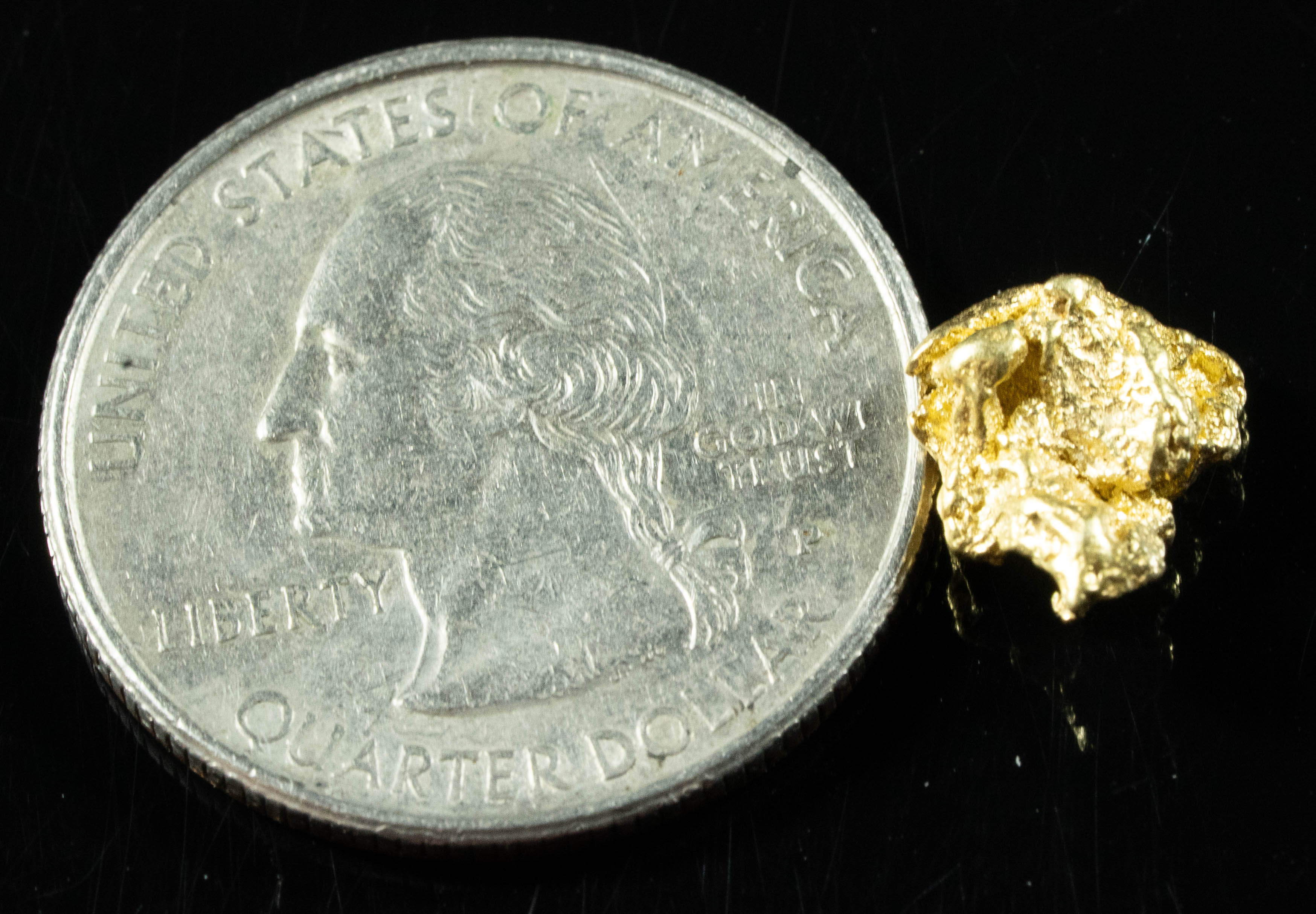 #51 Alaskan BC Natural Gold Nugget 1.71 Grams Genuine