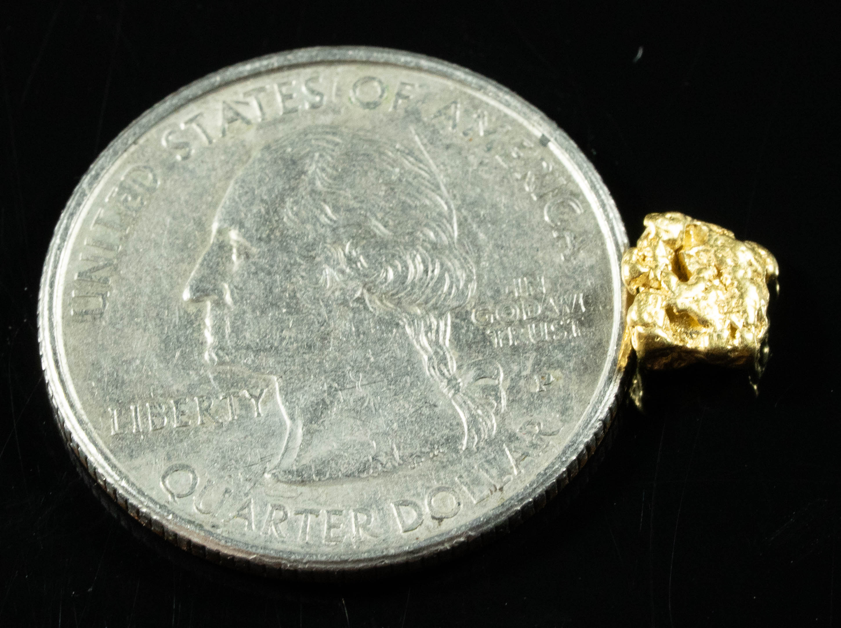#66 Alaskan BC Natural Gold Nugget .77 Grams Genuine