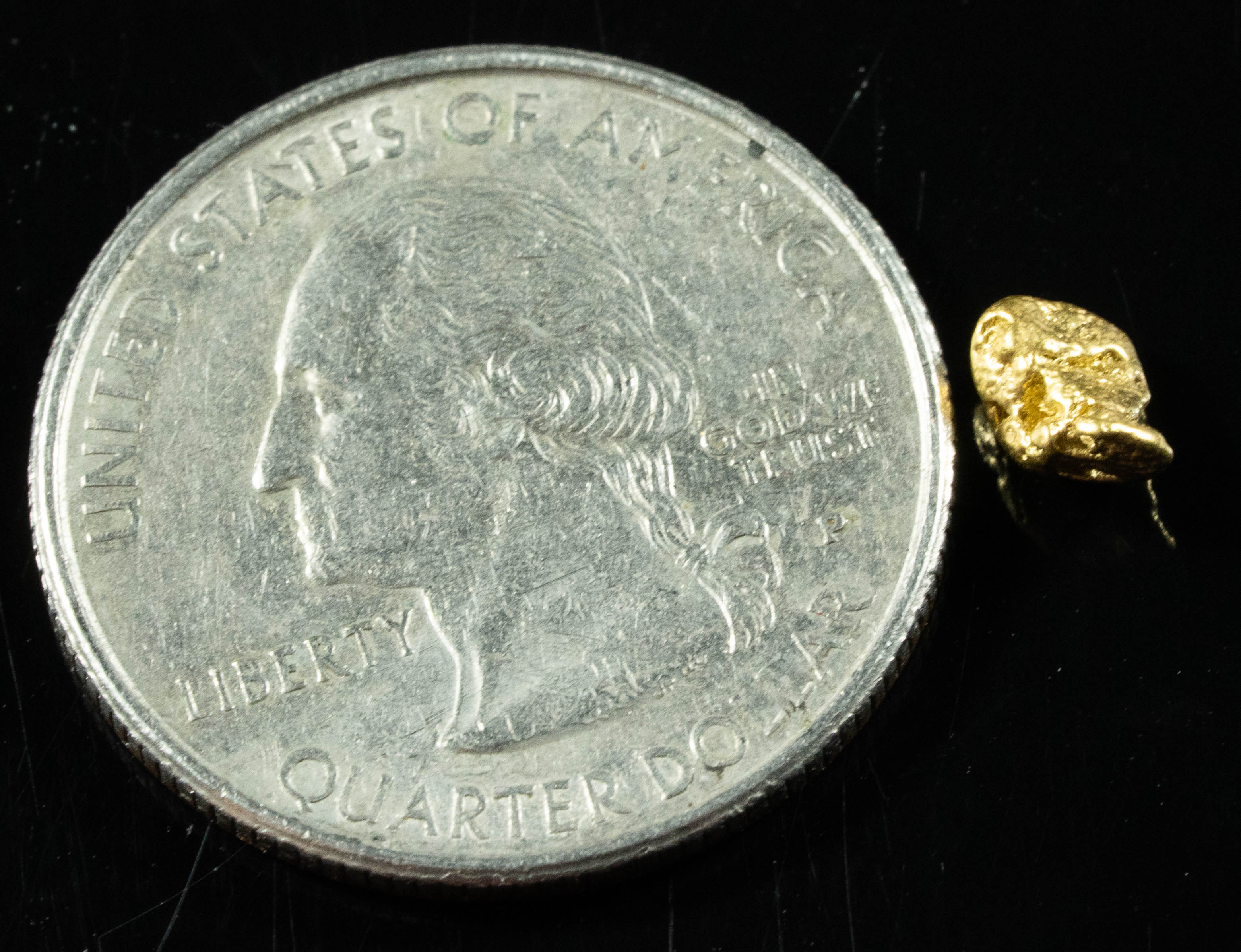 #76 Alaskan BC Natural Gold Nugget .55 Grams Genuine