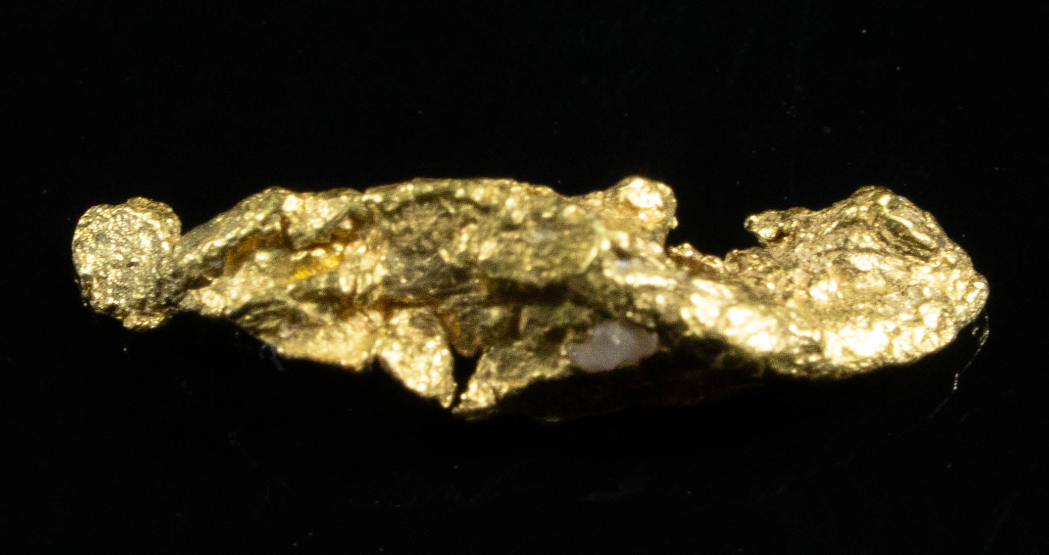 #748 Natural Gold Nugget Australian .32 Grams Genuine