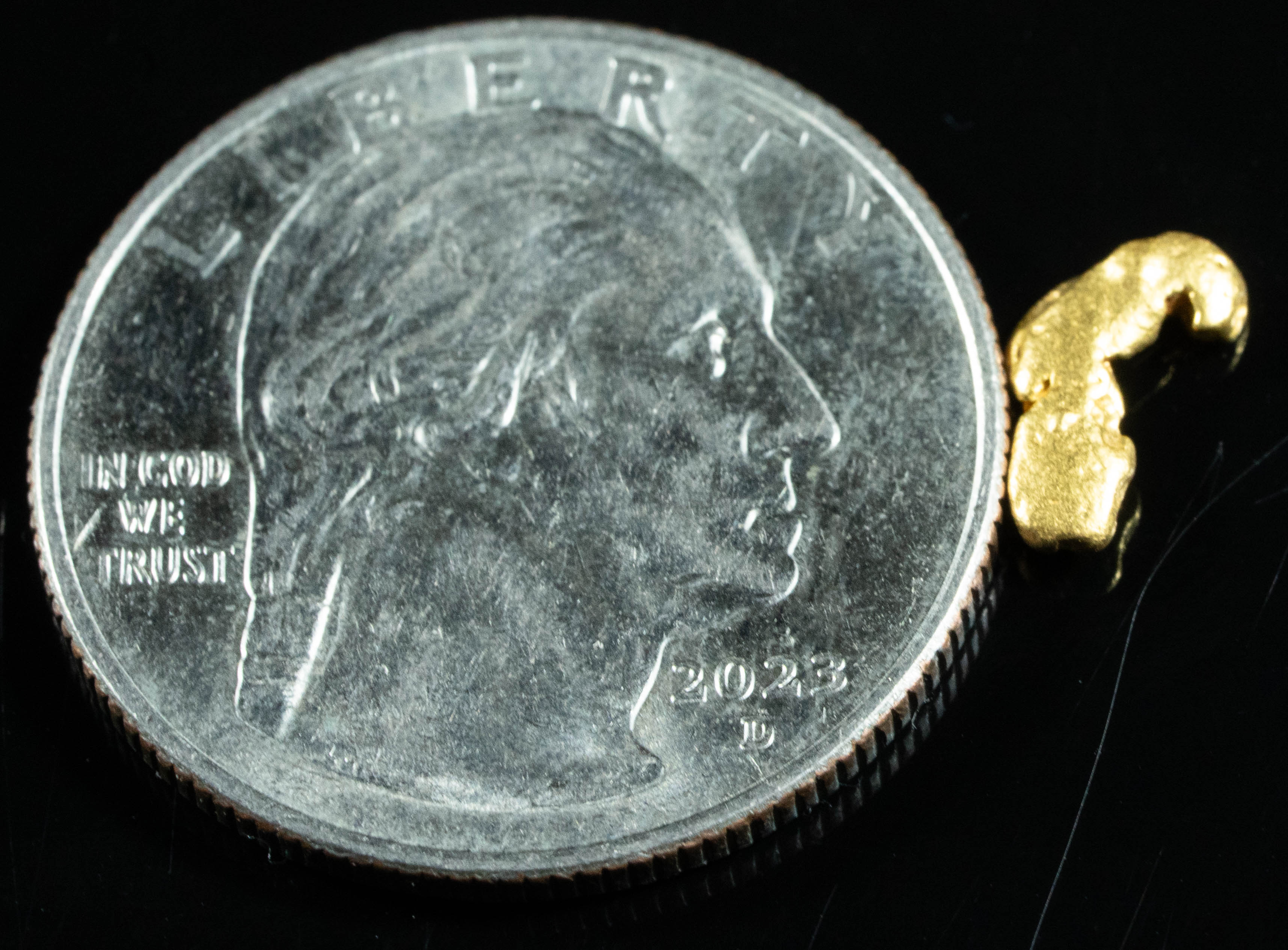 #755 Natural Gold Nugget Australian .62 Grams Genuine