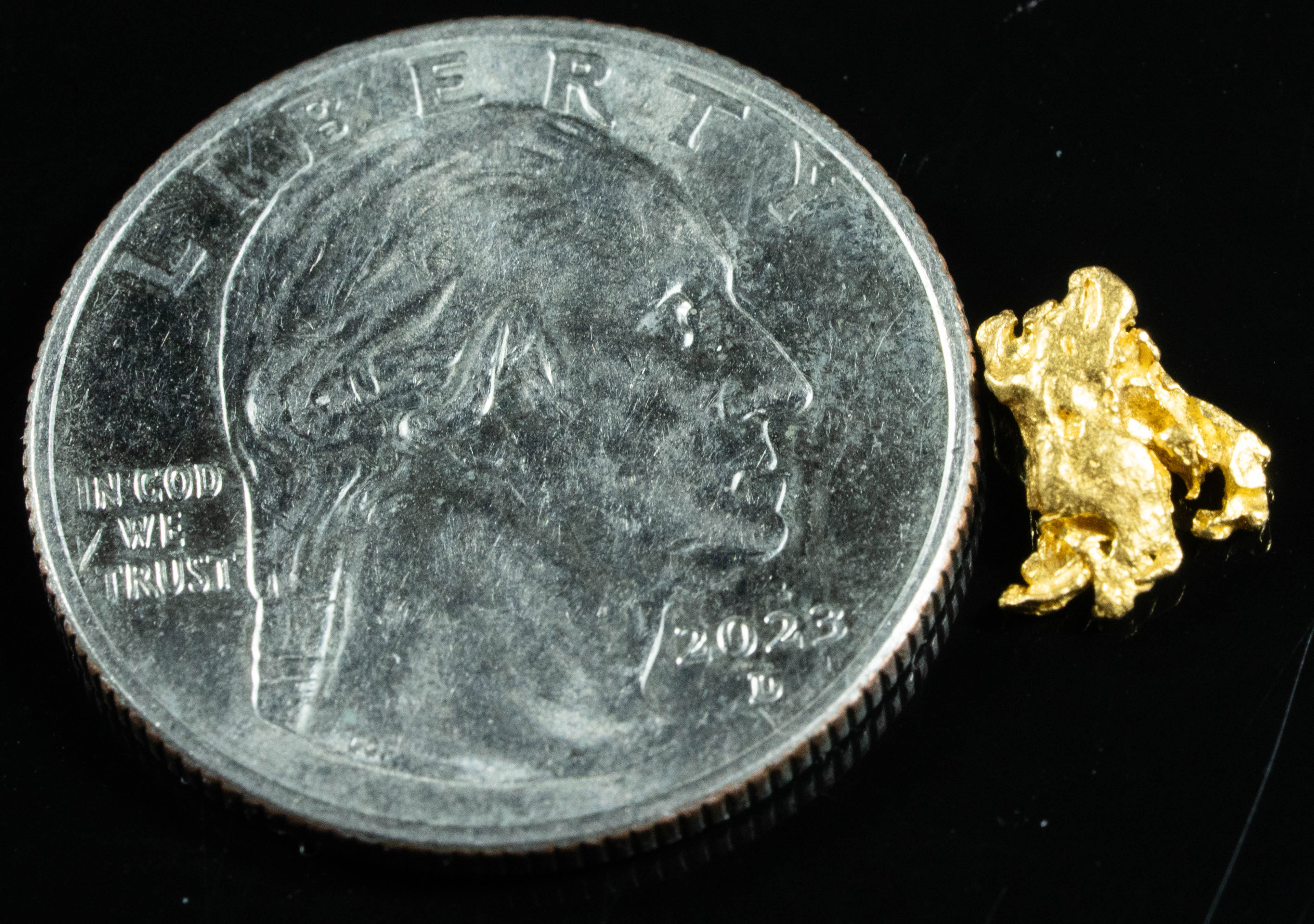 #760 Natural Gold Nugget Australian .70 Grams Genuine