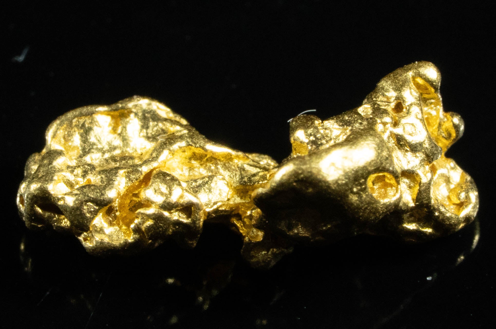 #765 Natural Gold Nugget Australian .89 Grams Genuine