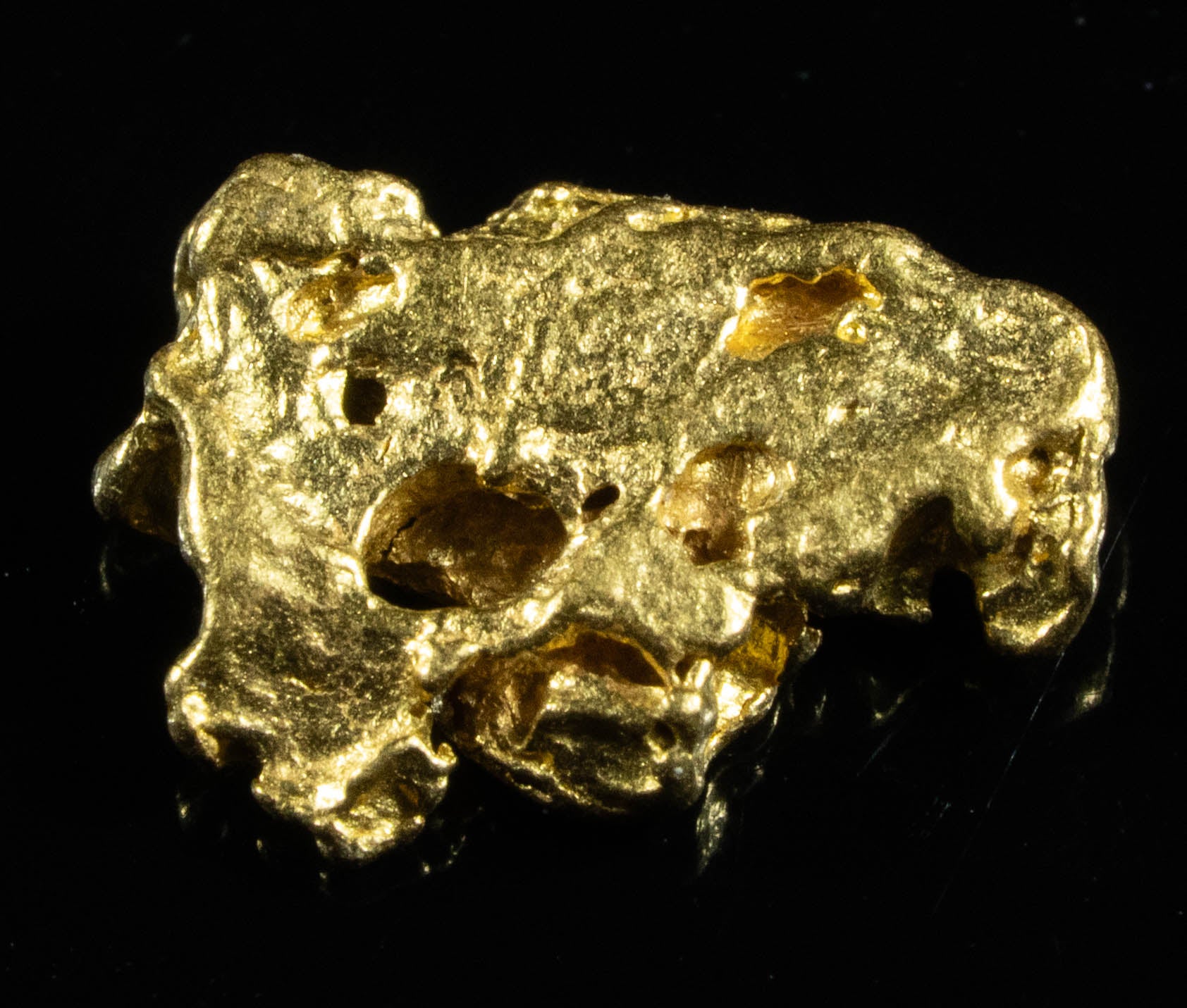 #772 Natural Gold Nugget Australian .86 Grams Genuine