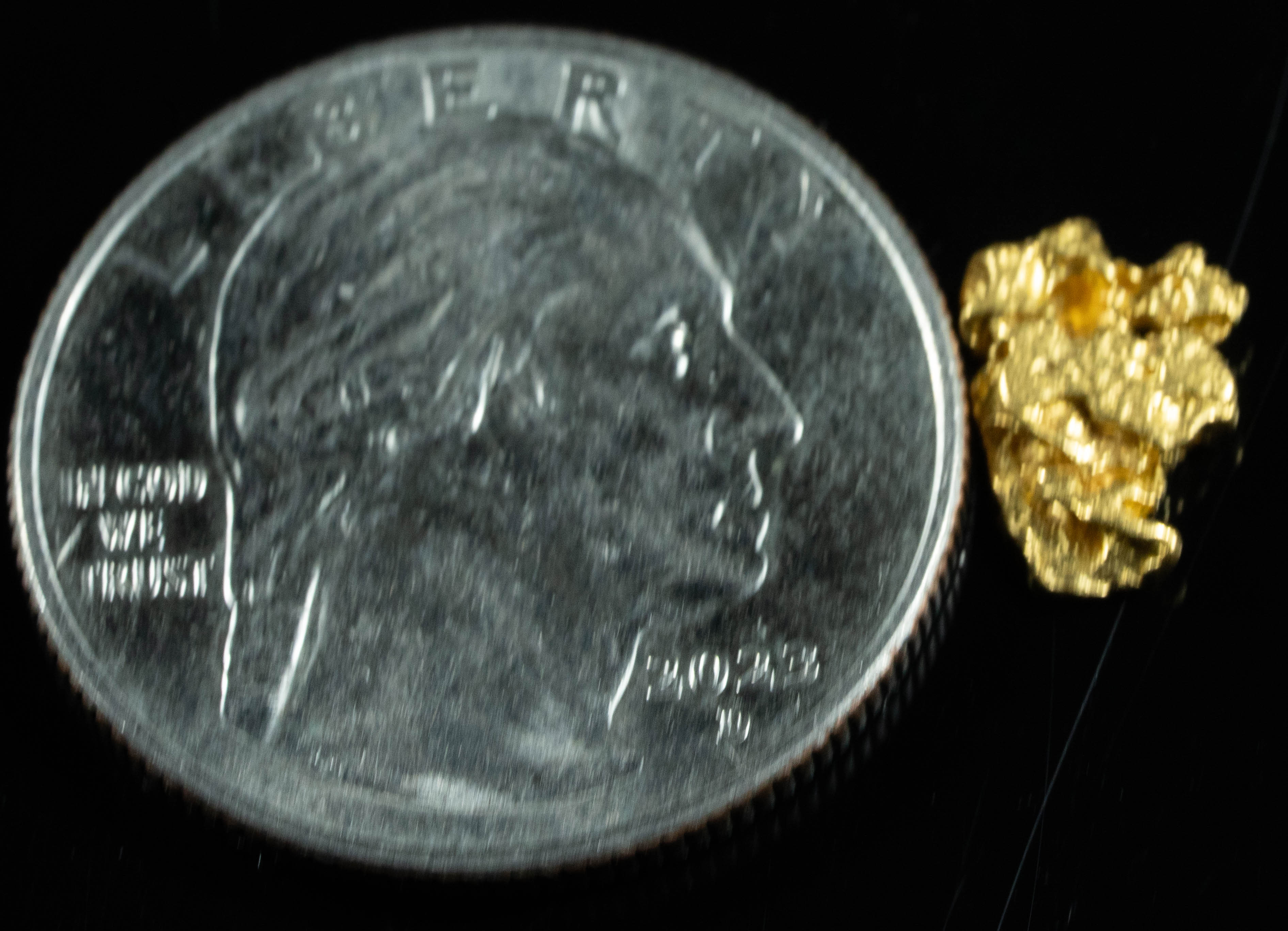 #772 Natural Gold Nugget Australian .86 Grams Genuine