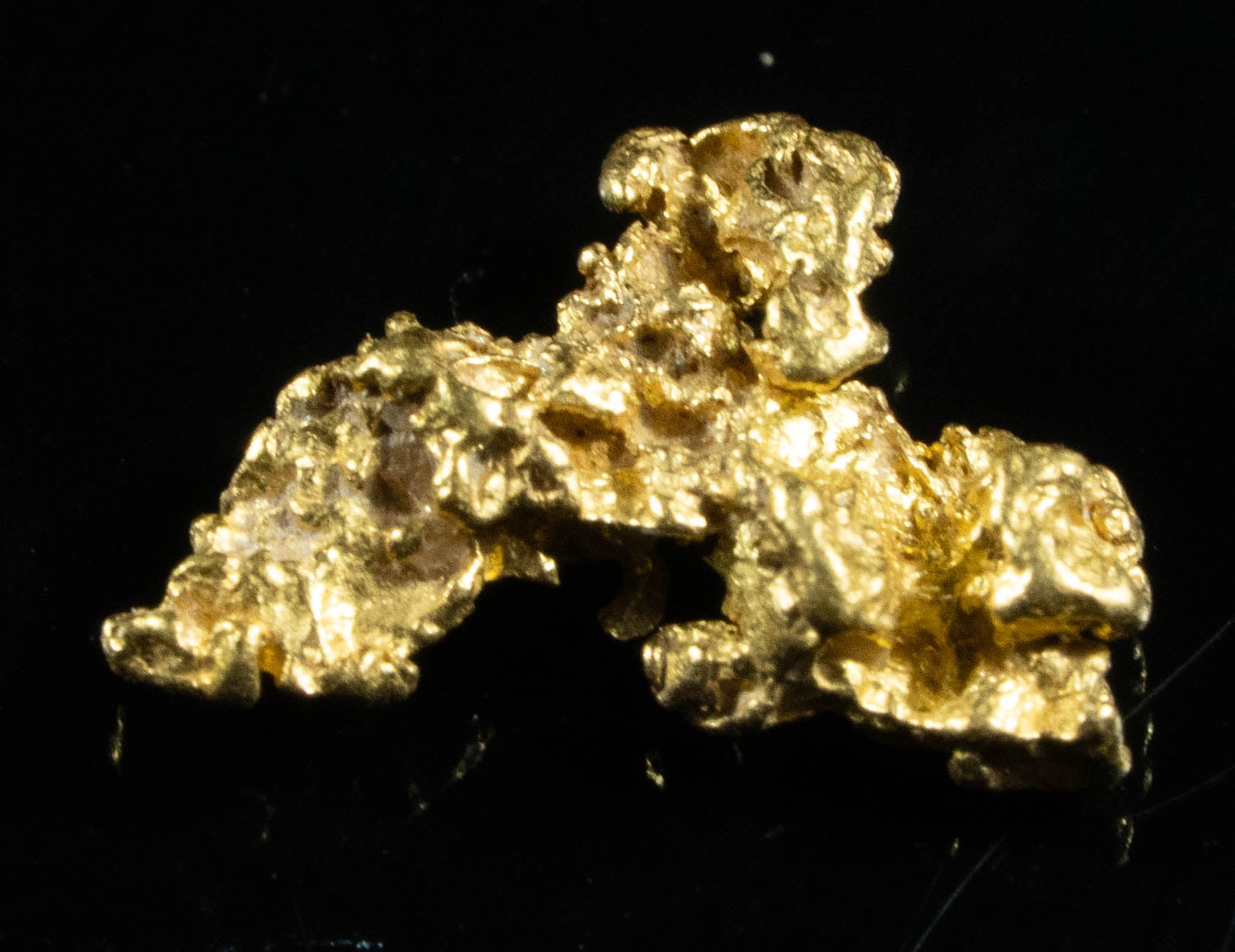 #775 Natural Gold Nugget Australian .48 Grams Genuine