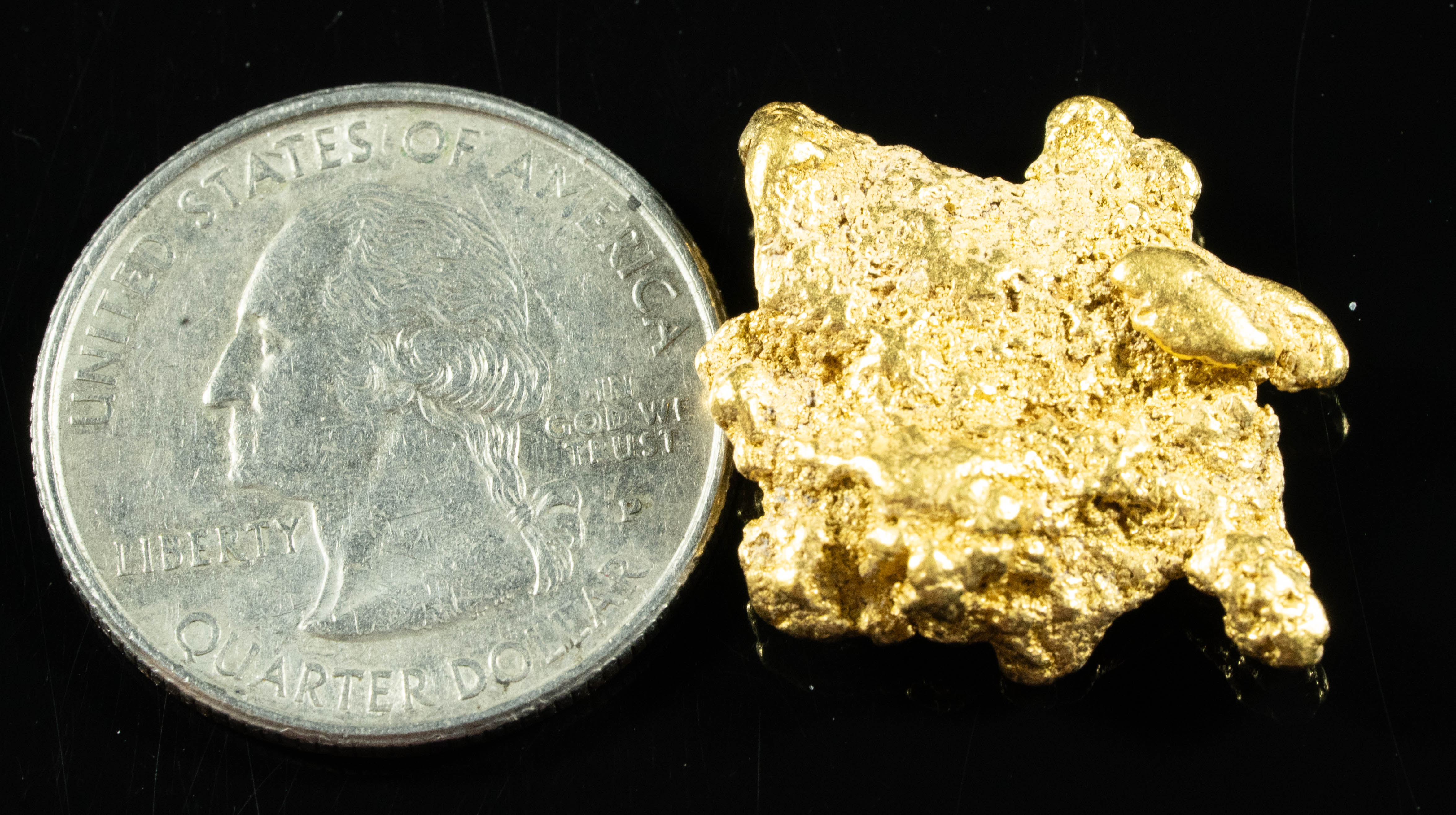 #1102 Natural Gold Nugget Australian 14.02 Grams Genuine