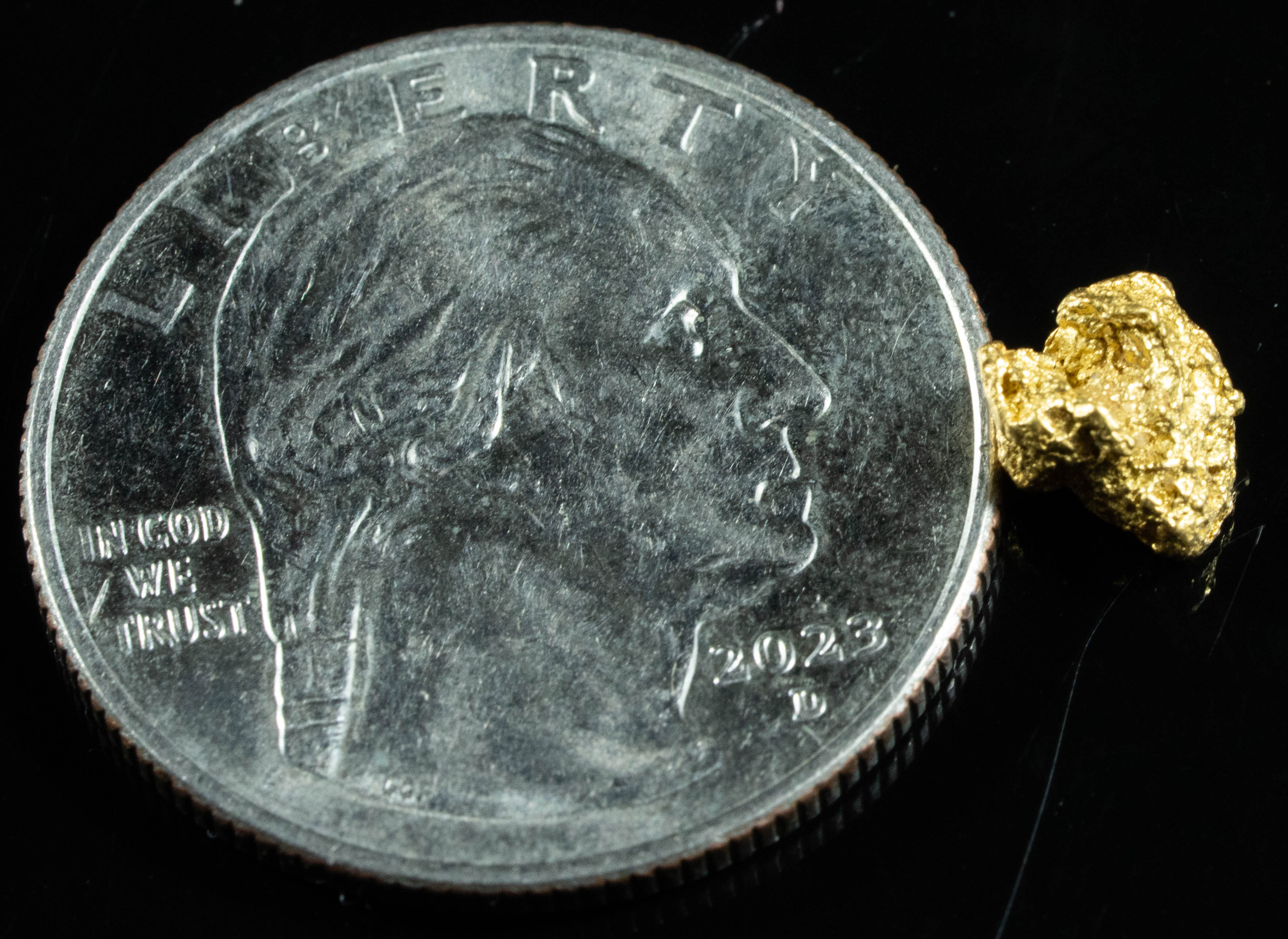 #791 Natural Gold Nugget Australian .90 Grams Genuine