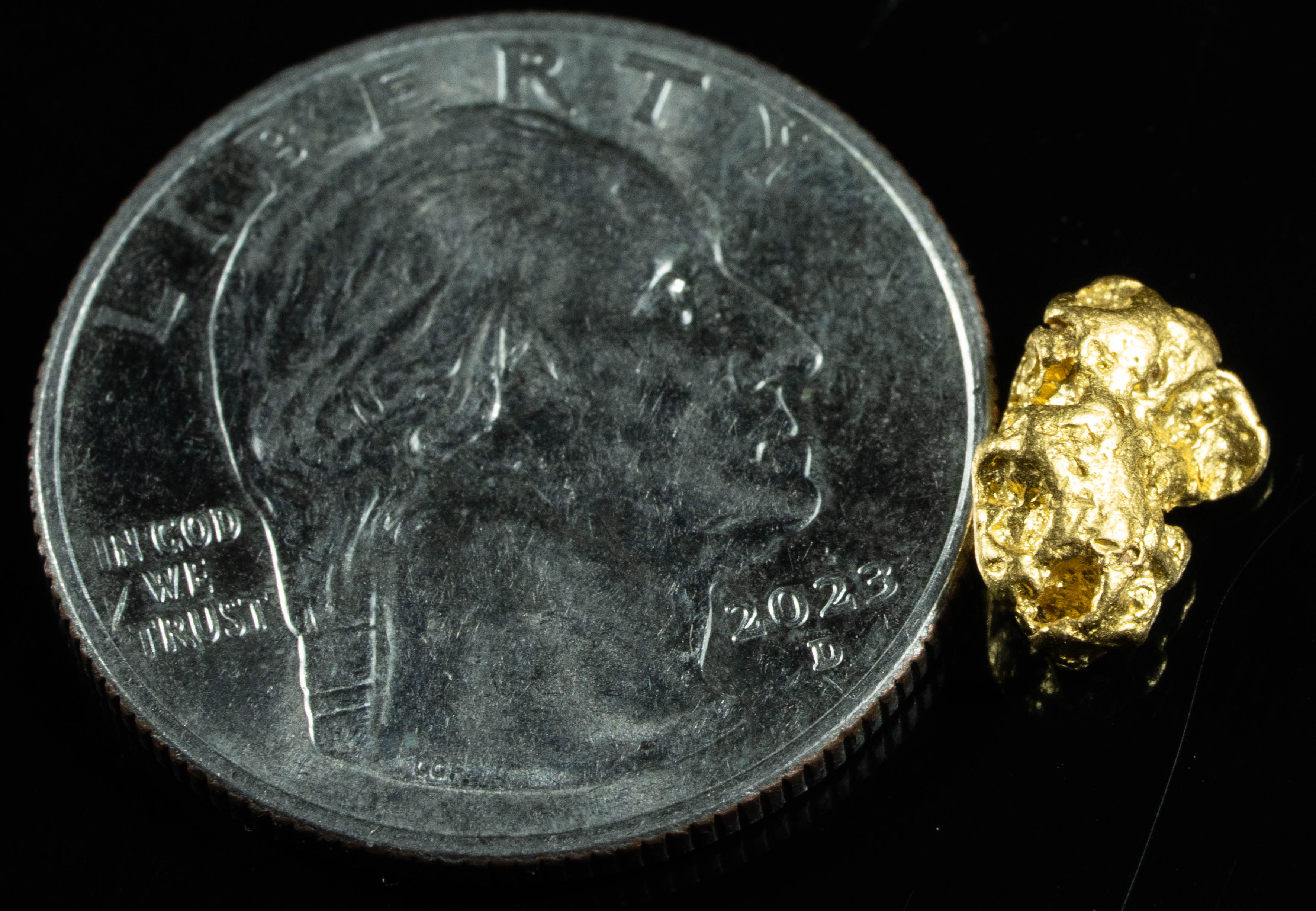 #792 Natural Gold Nugget Australian 1.54 Grams Genuine