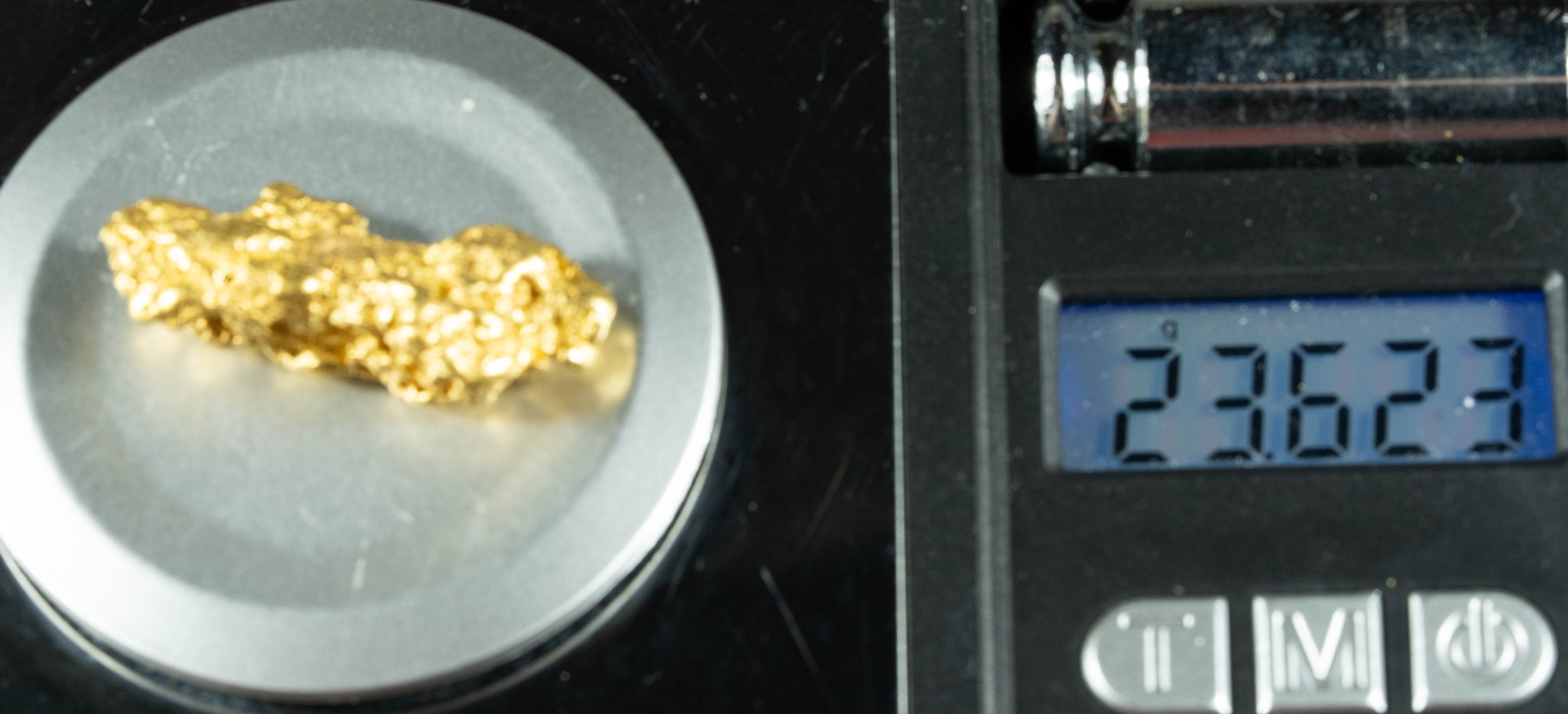 #1231 Natural Gold Nugget Australian 23.62 Grams Genuine