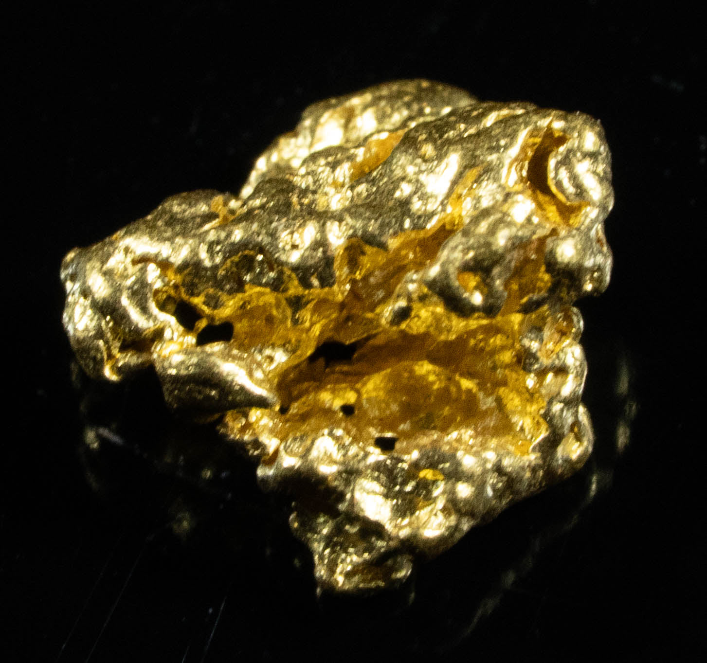 #800 Natural Gold Nugget Australian .73 Grams Genuine