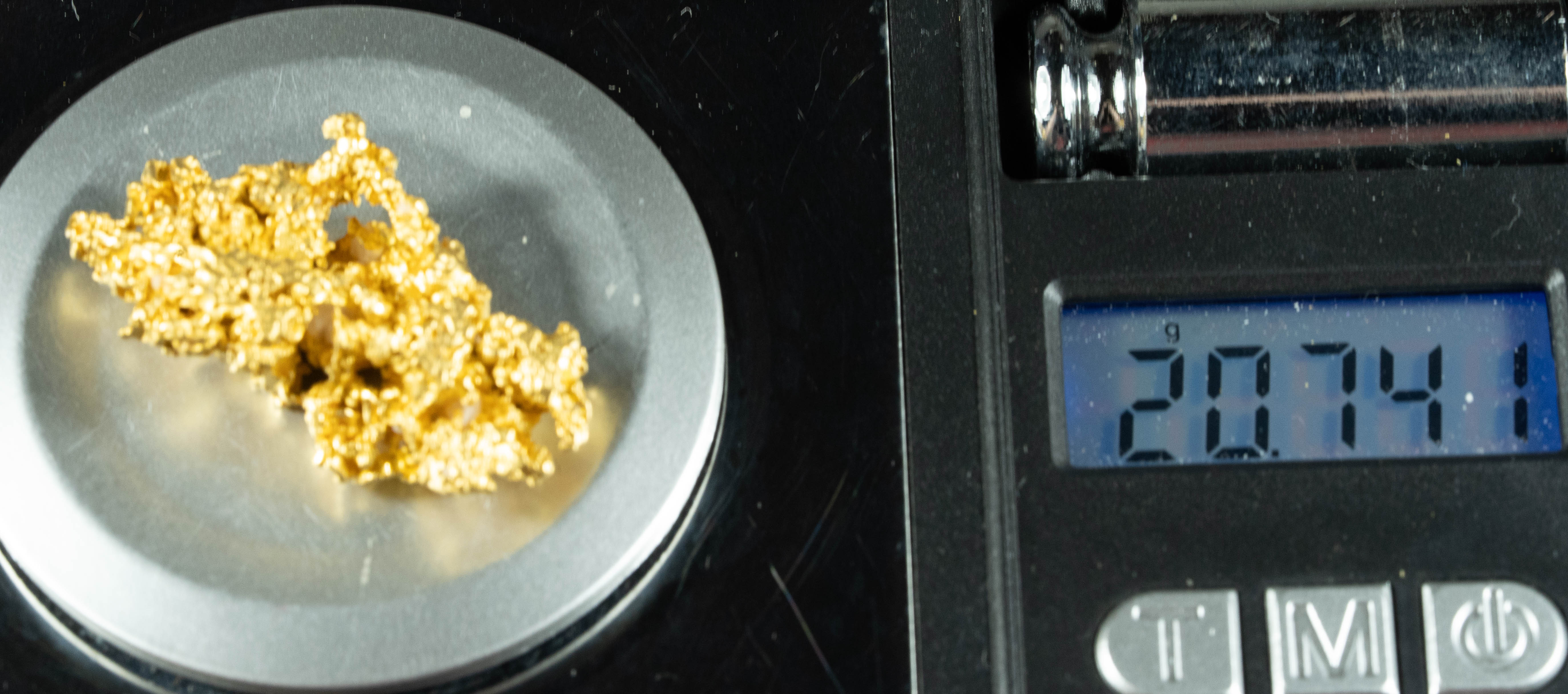 #1234 Natural Gold Nugget Australian 20.74 Grams Genuine