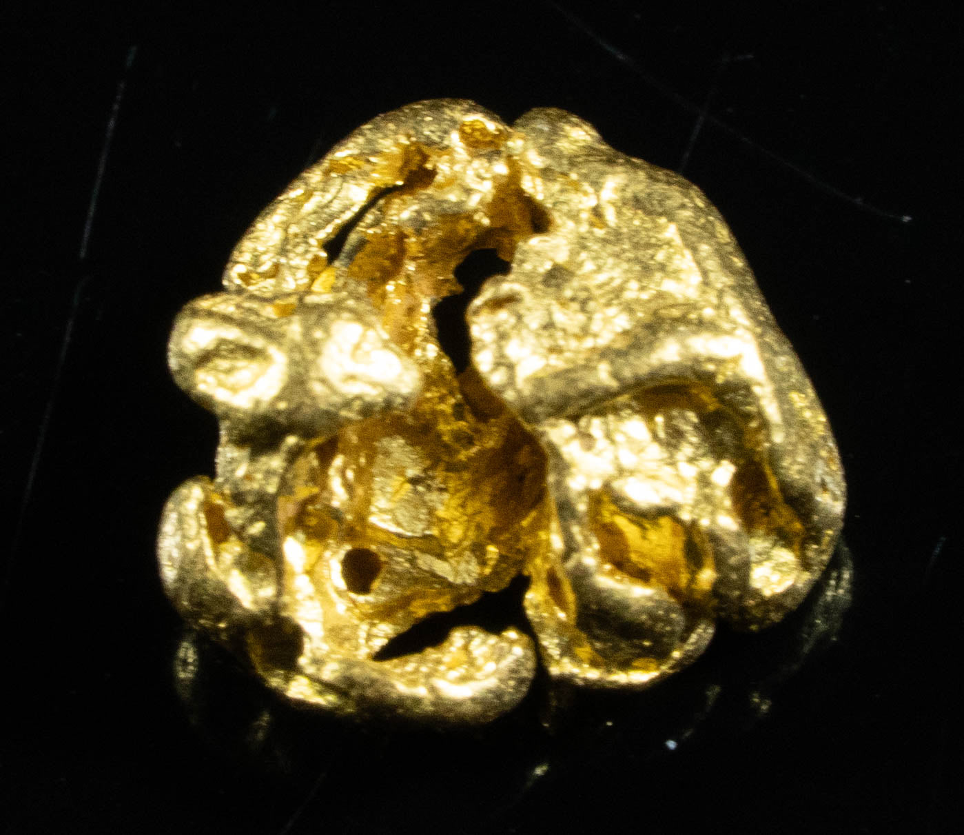 #807 Natural Gold Nugget Australian .90 Grams Genuine