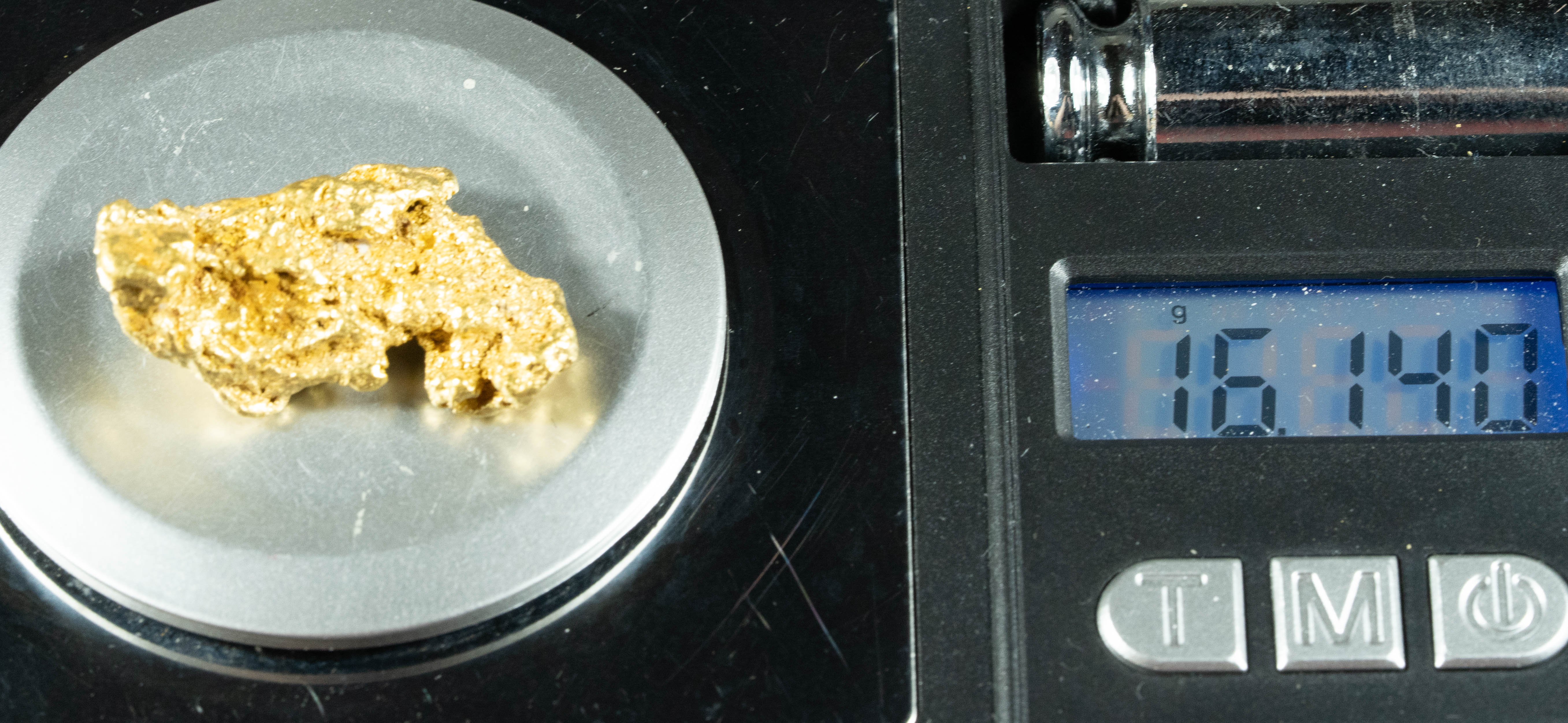 #1117 Natural Gold Nugget Australian 16.14 Grams Genuine