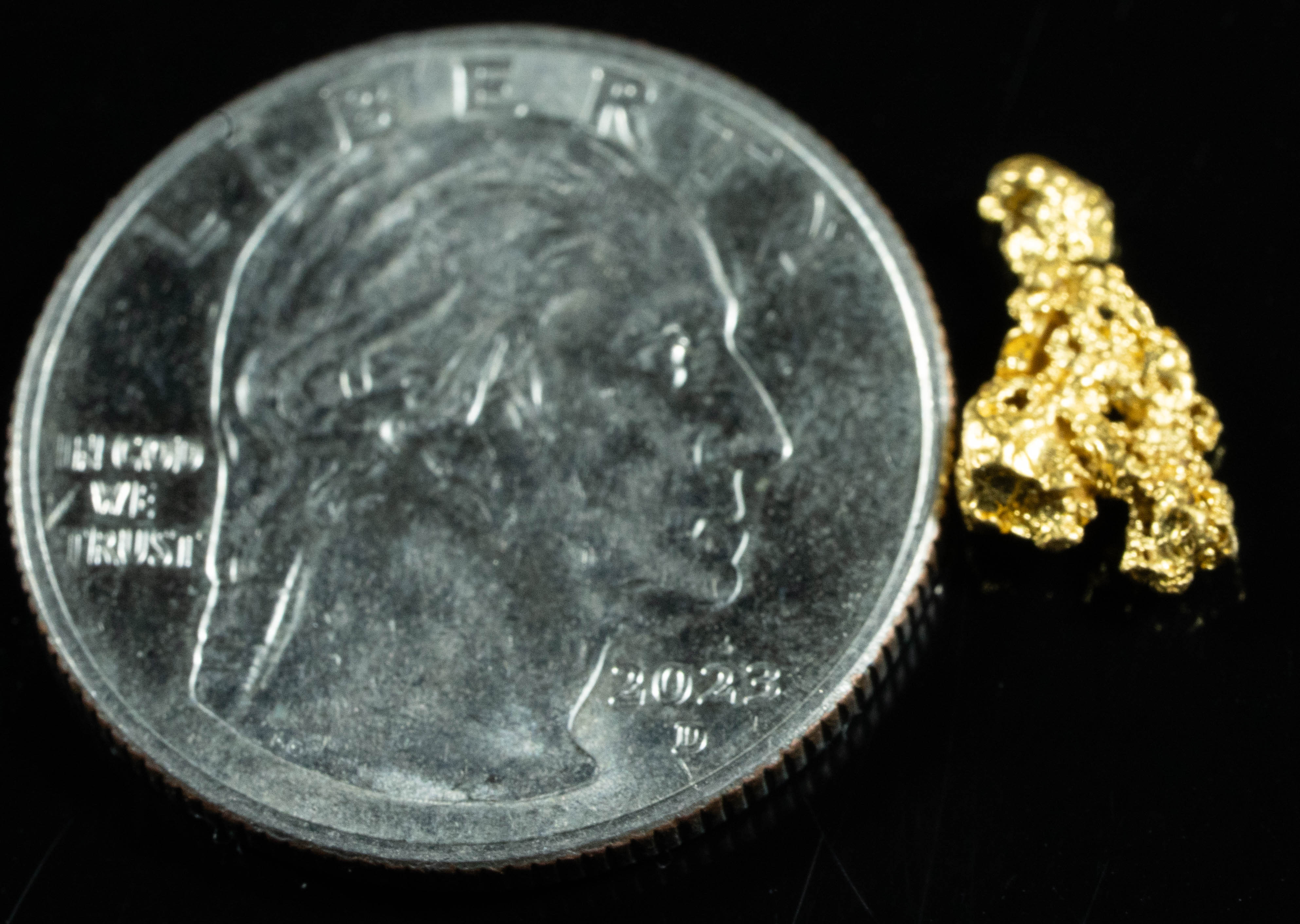 #814 Natural Gold Nugget Australian .94 Grams Genuine