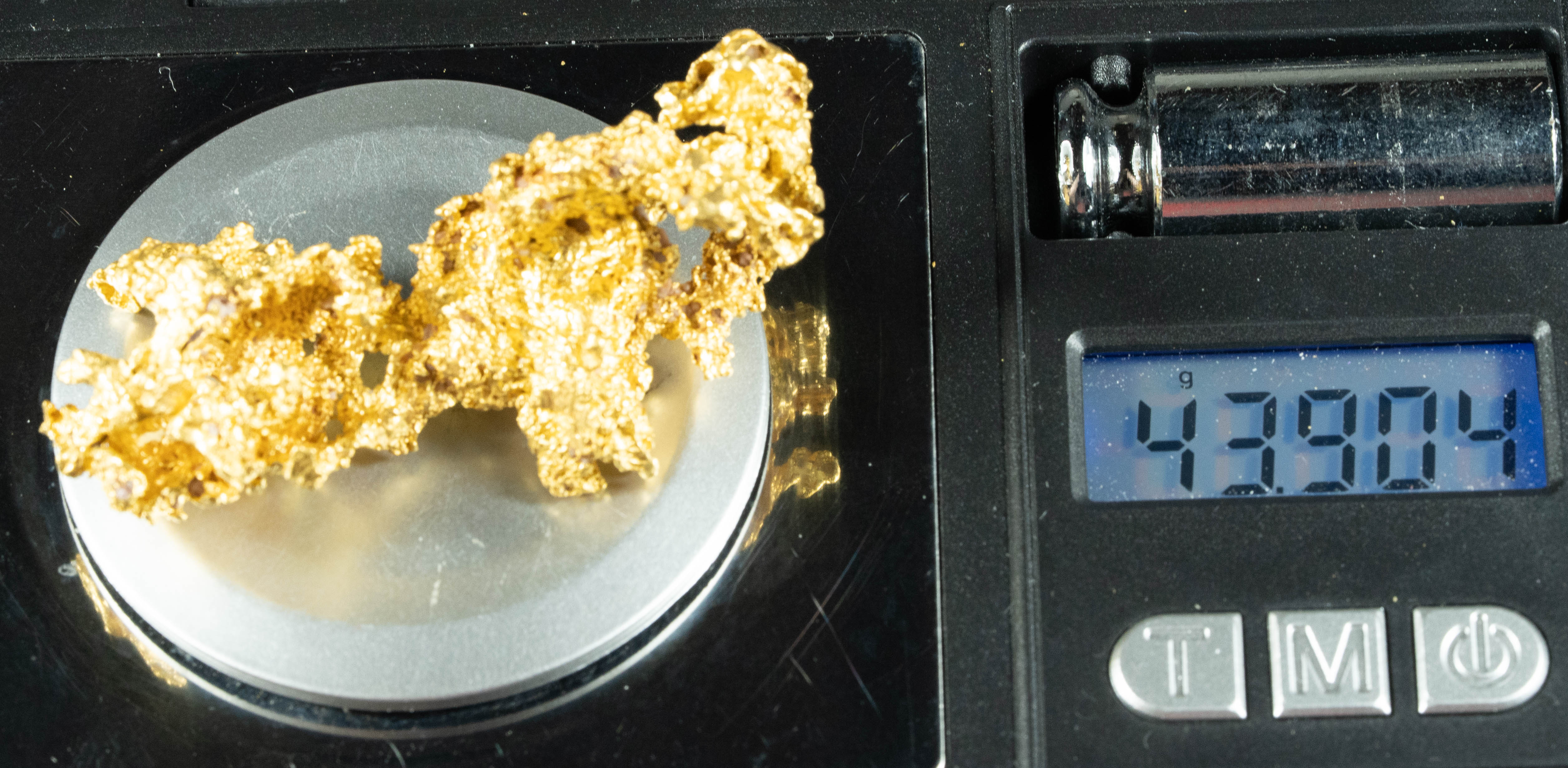#1238 Natural Gold Nugget Australian 43.90 Grams Genuine