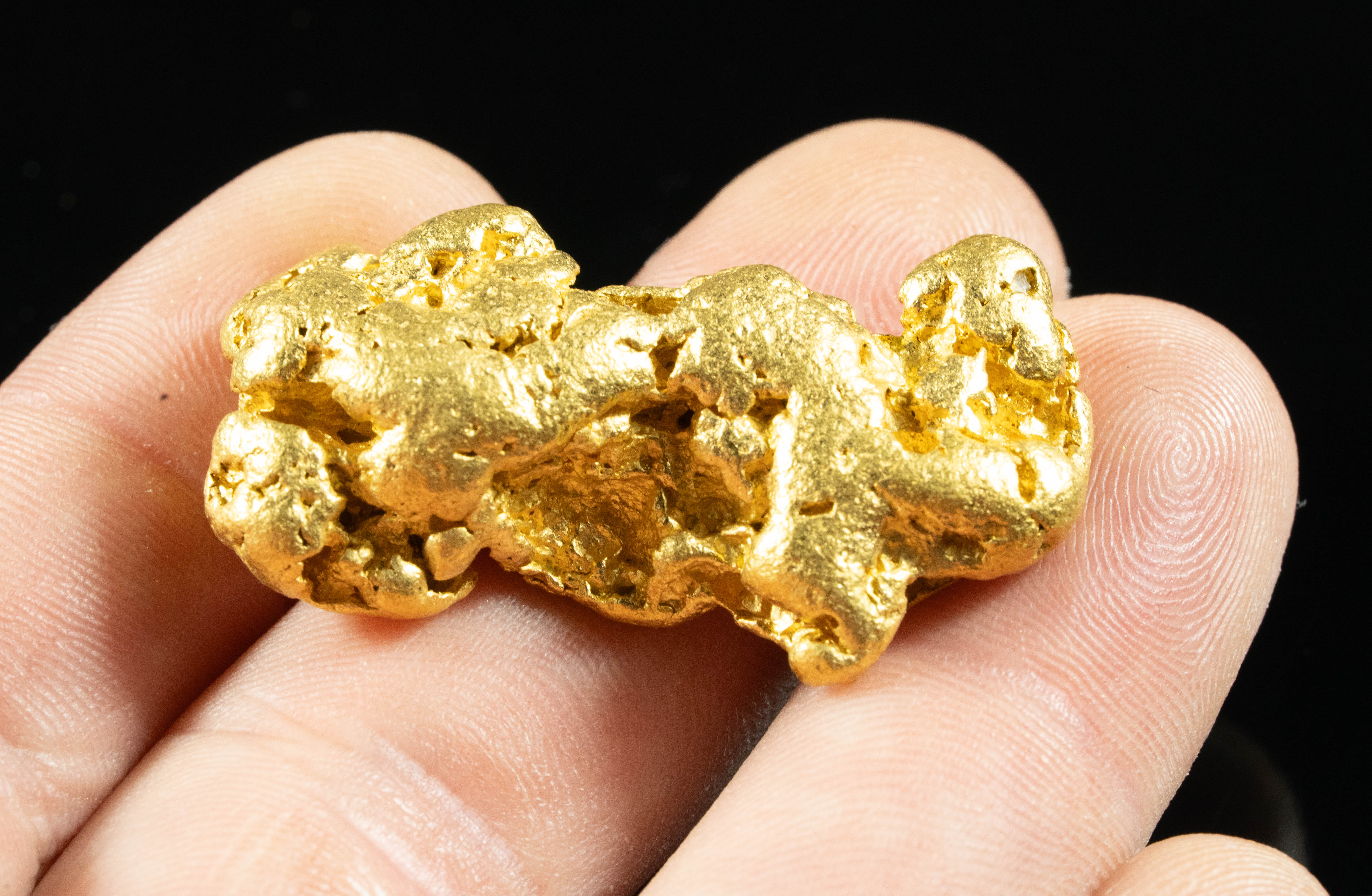 #1239 Natural Gold Nugget Australian 49.31 Grams Genuine