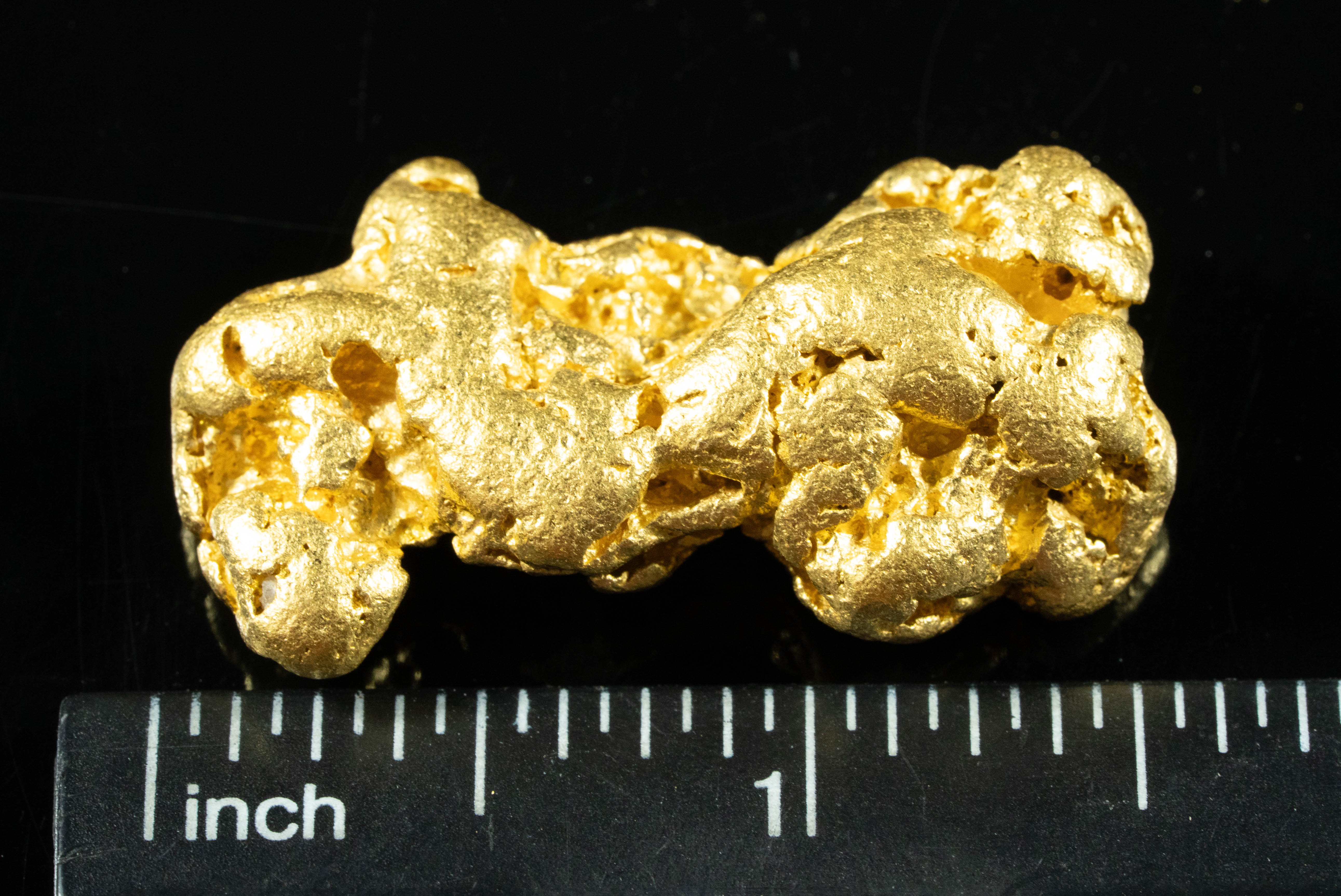 #1239 Natural Gold Nugget Australian 49.31 Grams Genuine