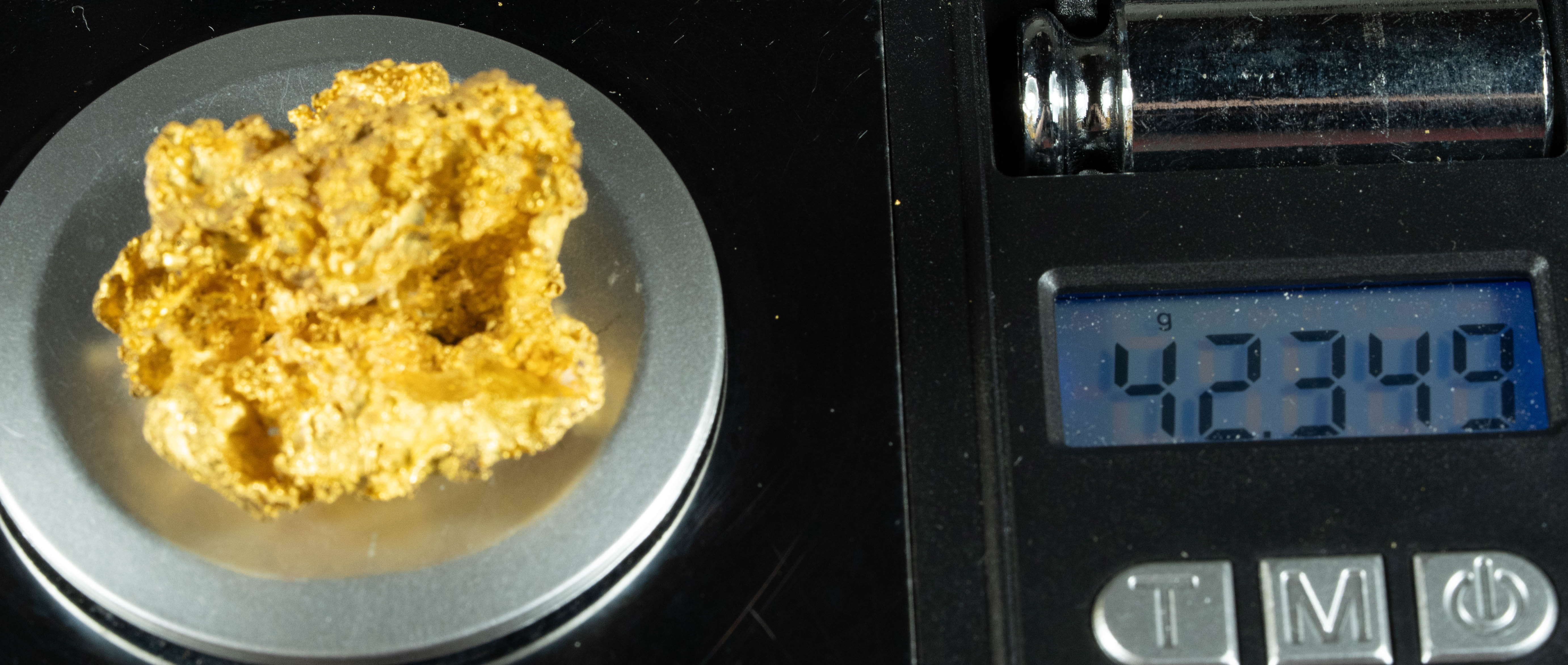 #1242 Natural Gold Nugget Australian 42.34 Grams Genuine