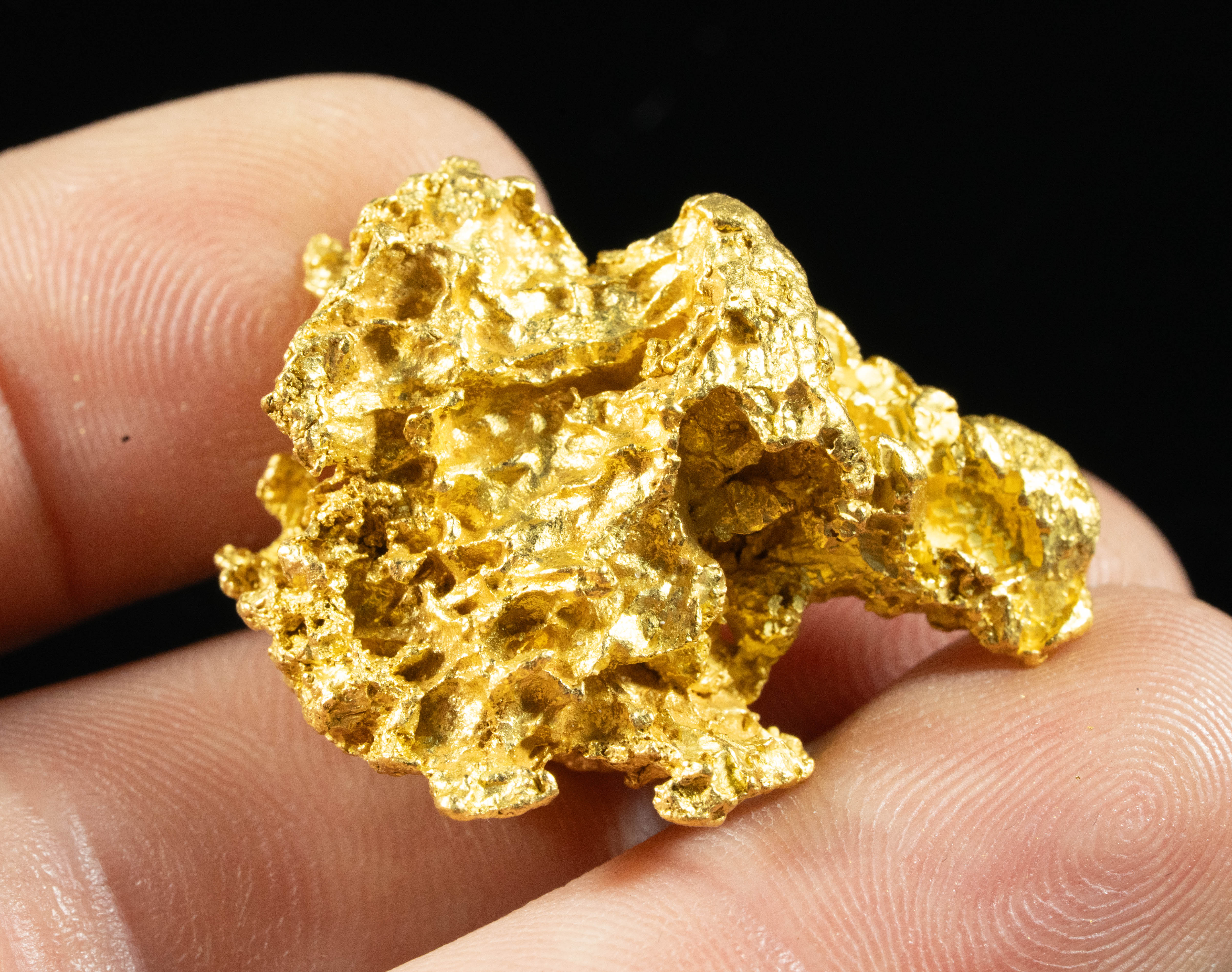 #1244 Natural Gold Nugget Australian 37.15 Grams Genuine