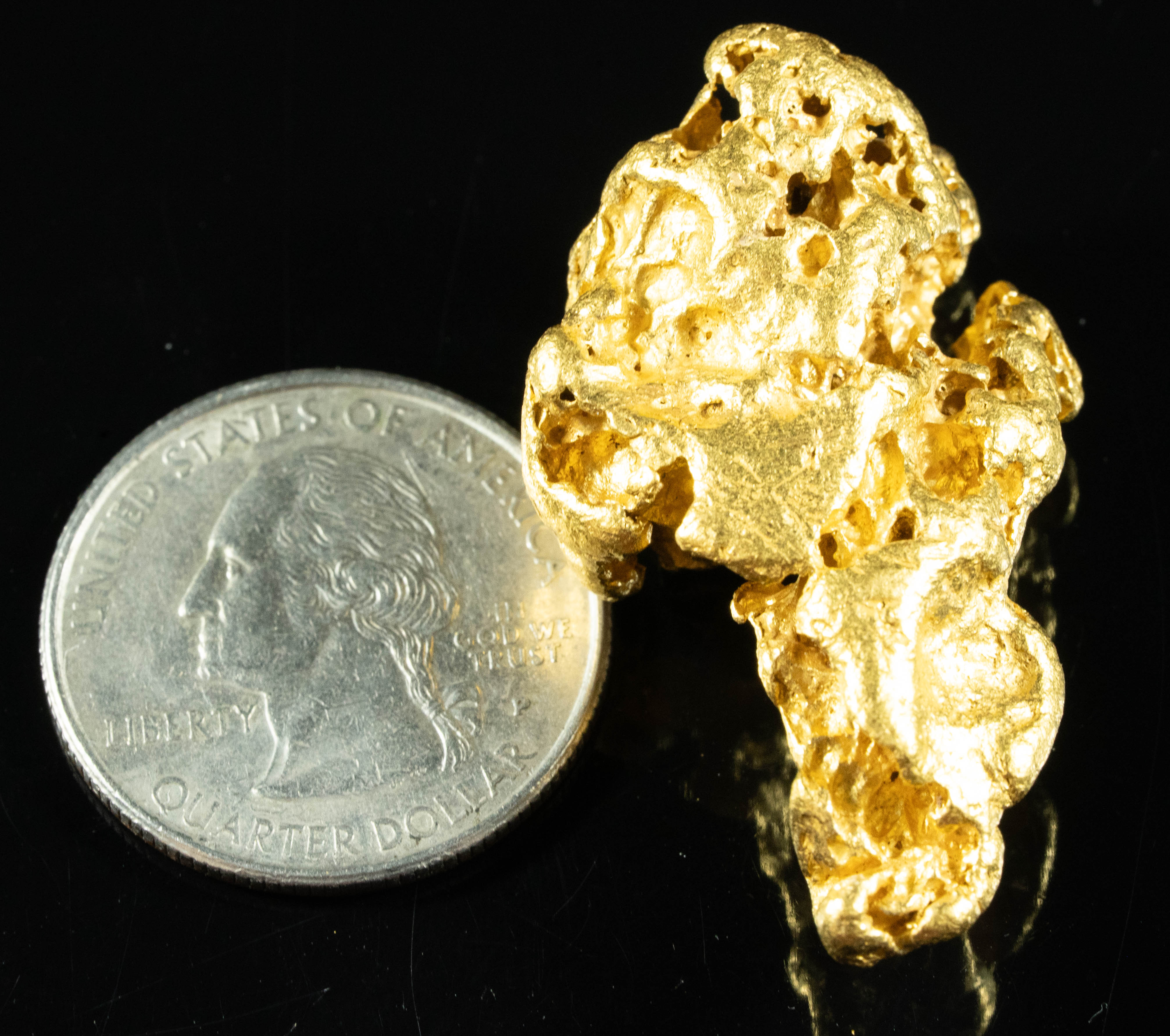 Large Australian Gold Nugget 52.08 Grams 1.67 Troy Ounces.