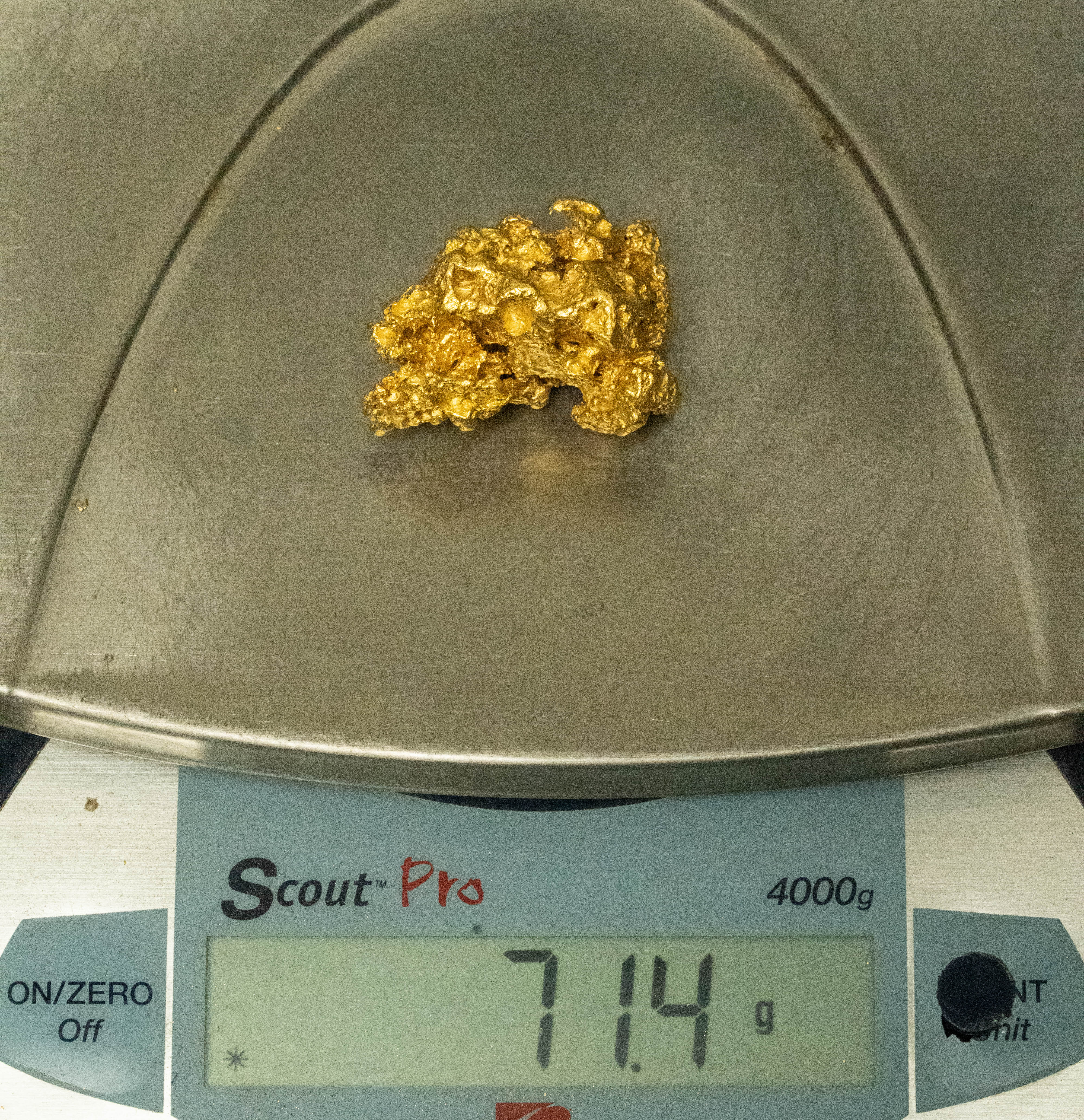 Large Australian Gold Nugget 71.40 Grams 2.29 Troy Ounces.