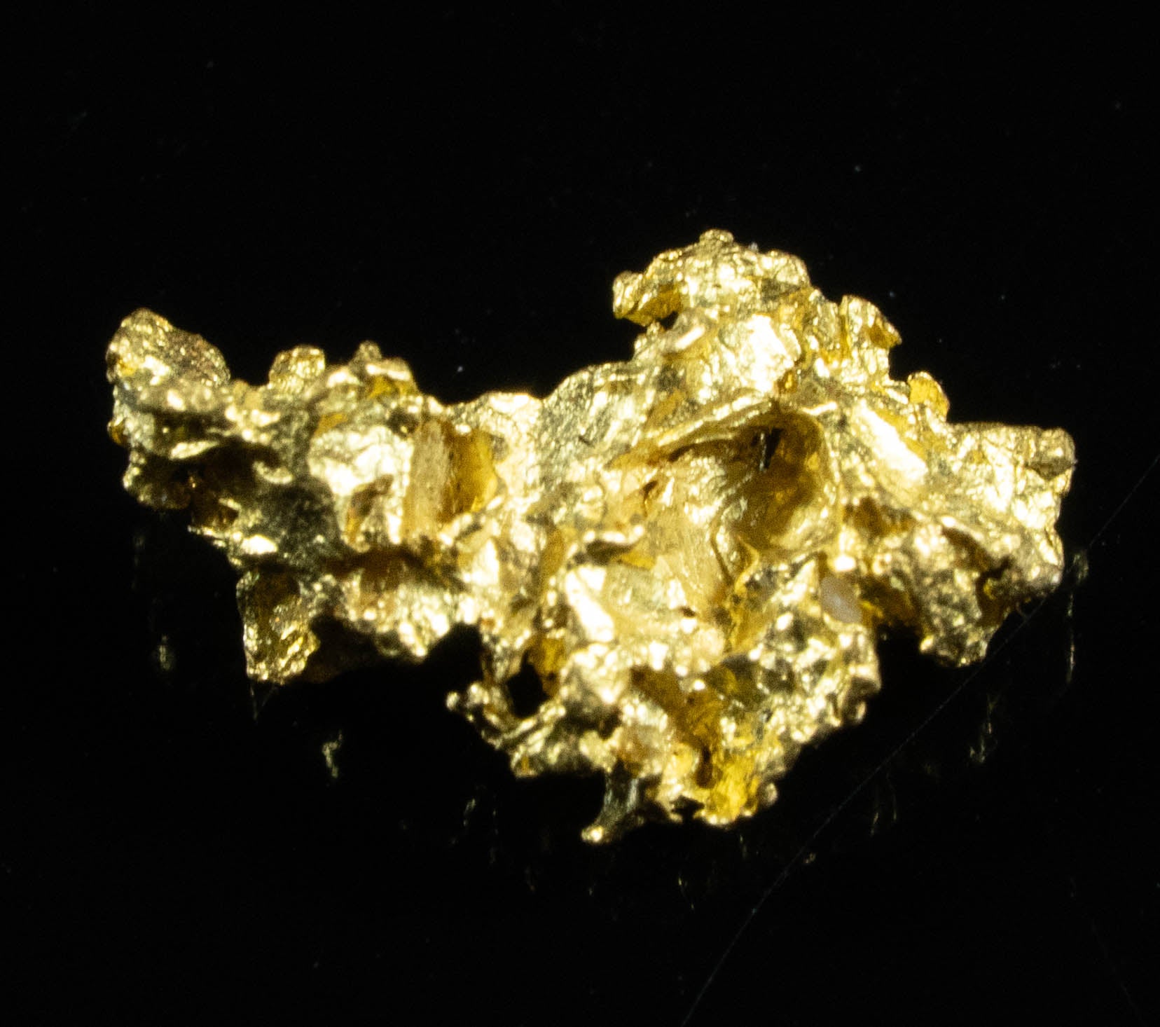 #837 Natural Gold Nugget Australian .46 Grams Genuine