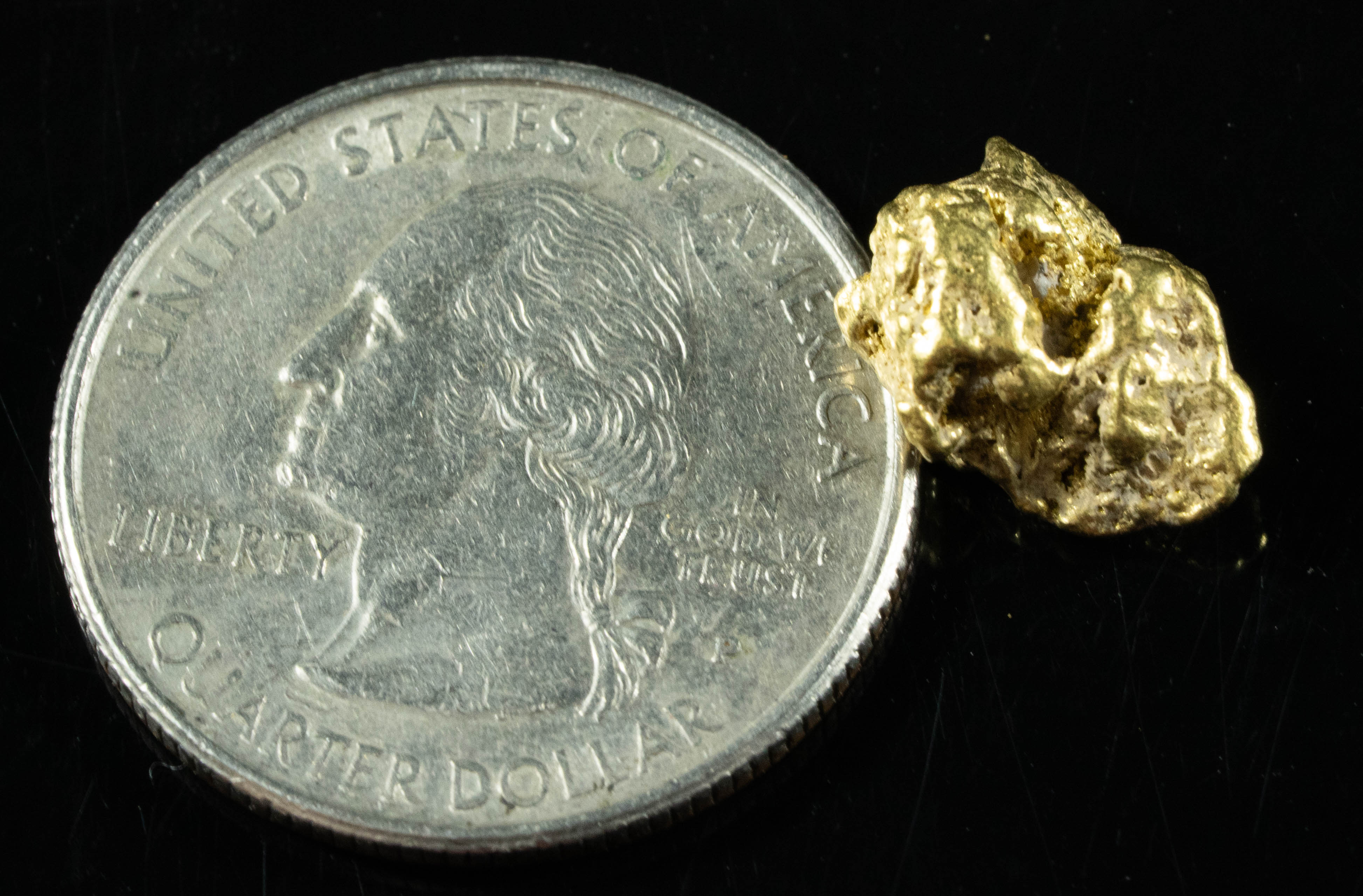 #192 Alaskan BC Natural Gold Nugget 2.25 Grams Genuine