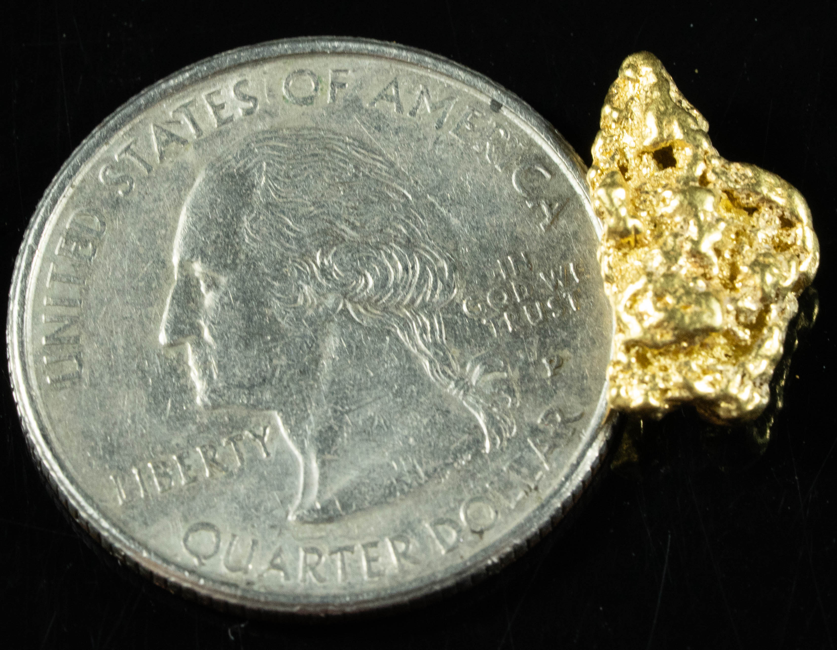 #195 Alaskan BC Natural Gold Nugget 2.65 Grams Genuine