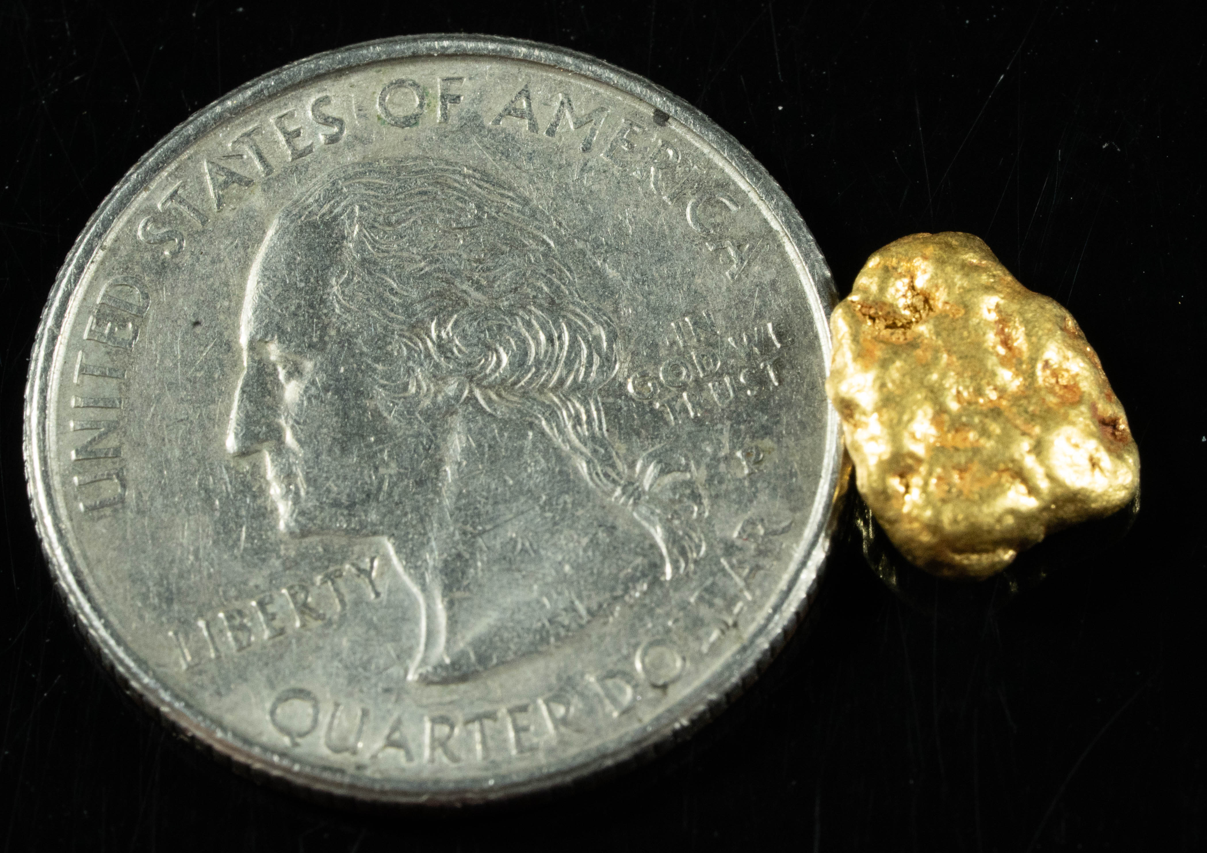 #197 Alaskan BC Natural Gold Nugget 2.32 Grams Genuine