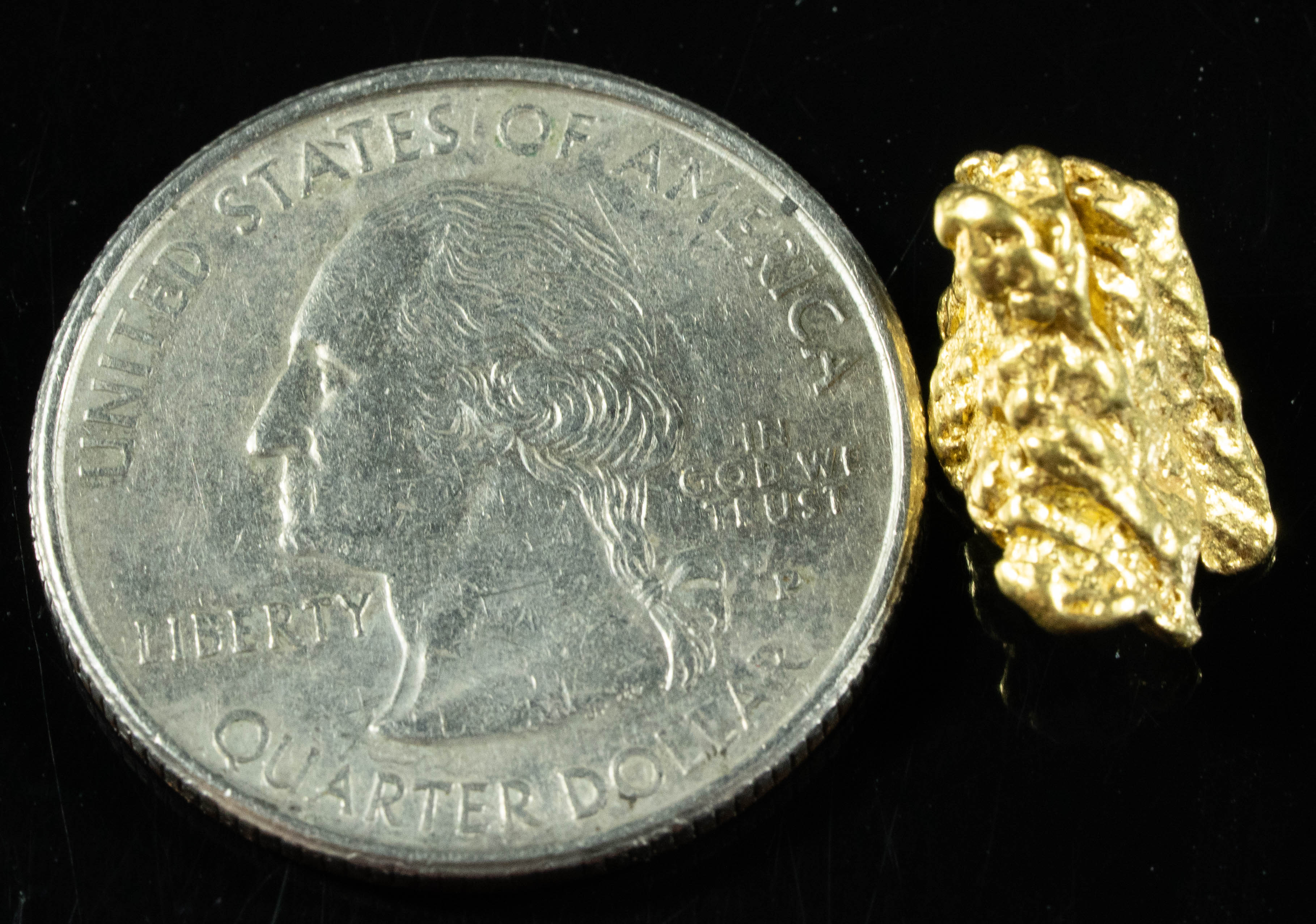 #198 Alaskan BC Natural Gold Nugget 4.04 Grams Genuine