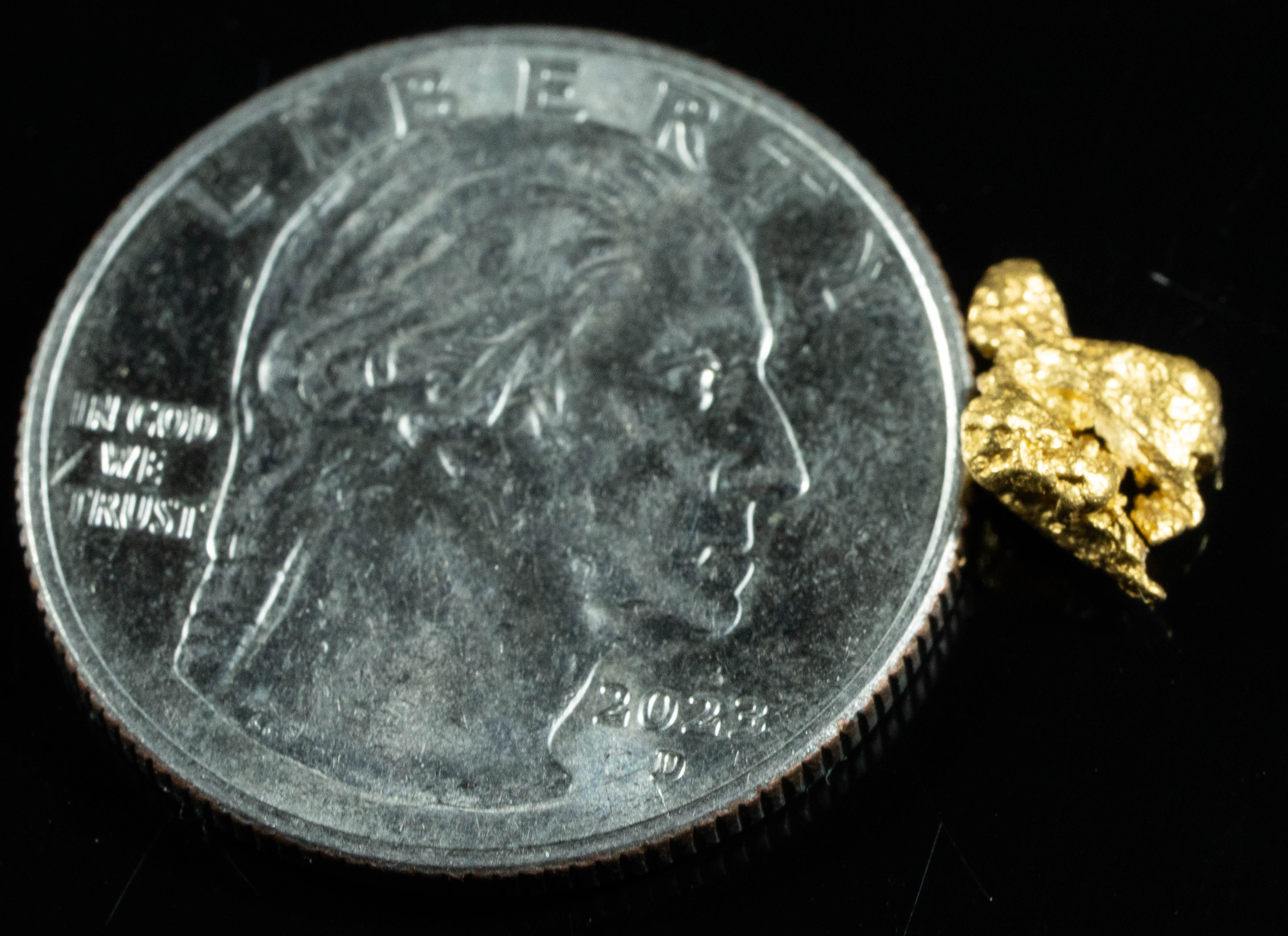 #851 Natural Gold Nugget Australian .73 Grams Genuine