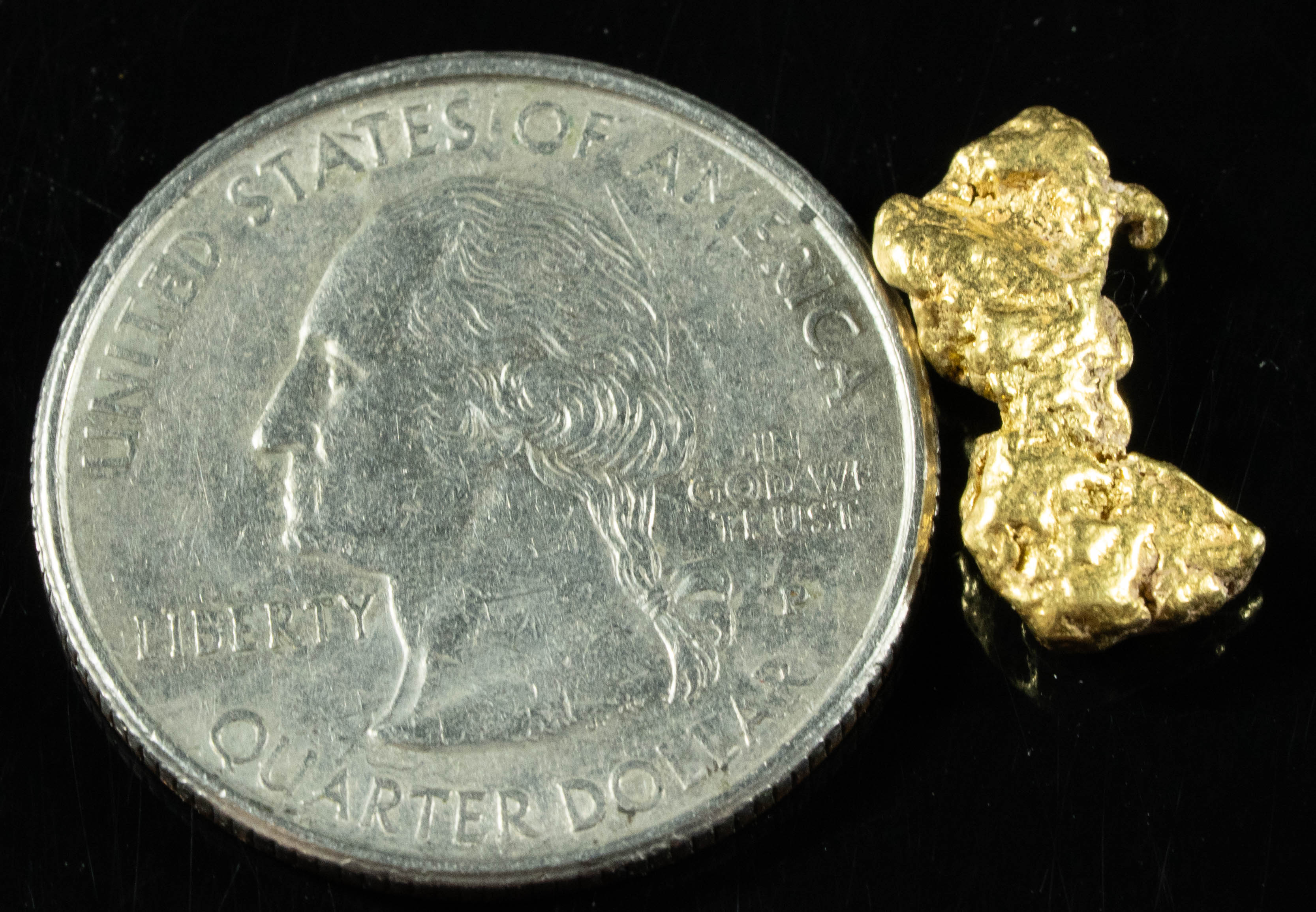 #205 Alaskan BC Natural Gold Nugget 2.15 Grams Genuine