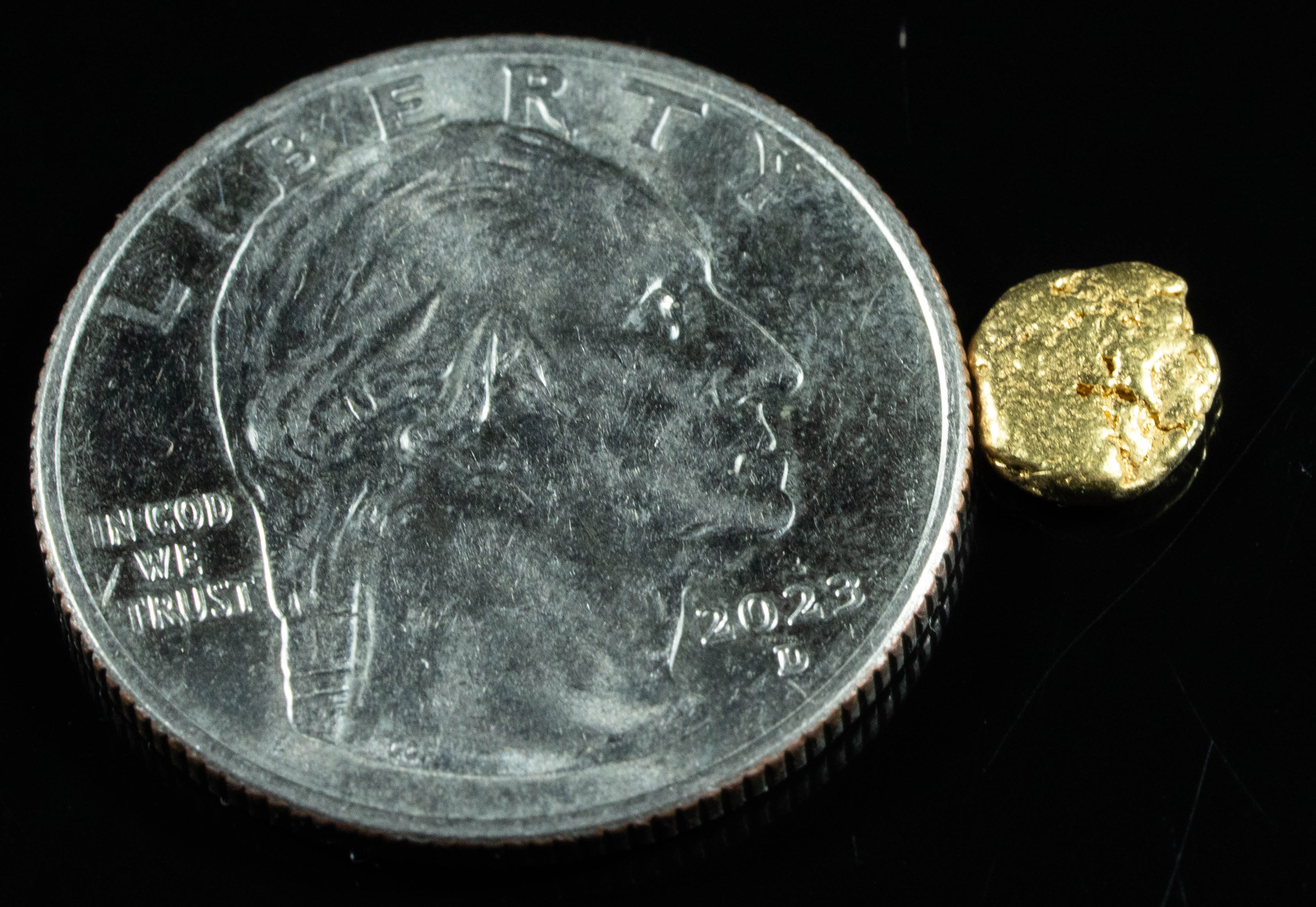 #36 Alaskan BC Natural Gold Nugget .62 Grams Genuine