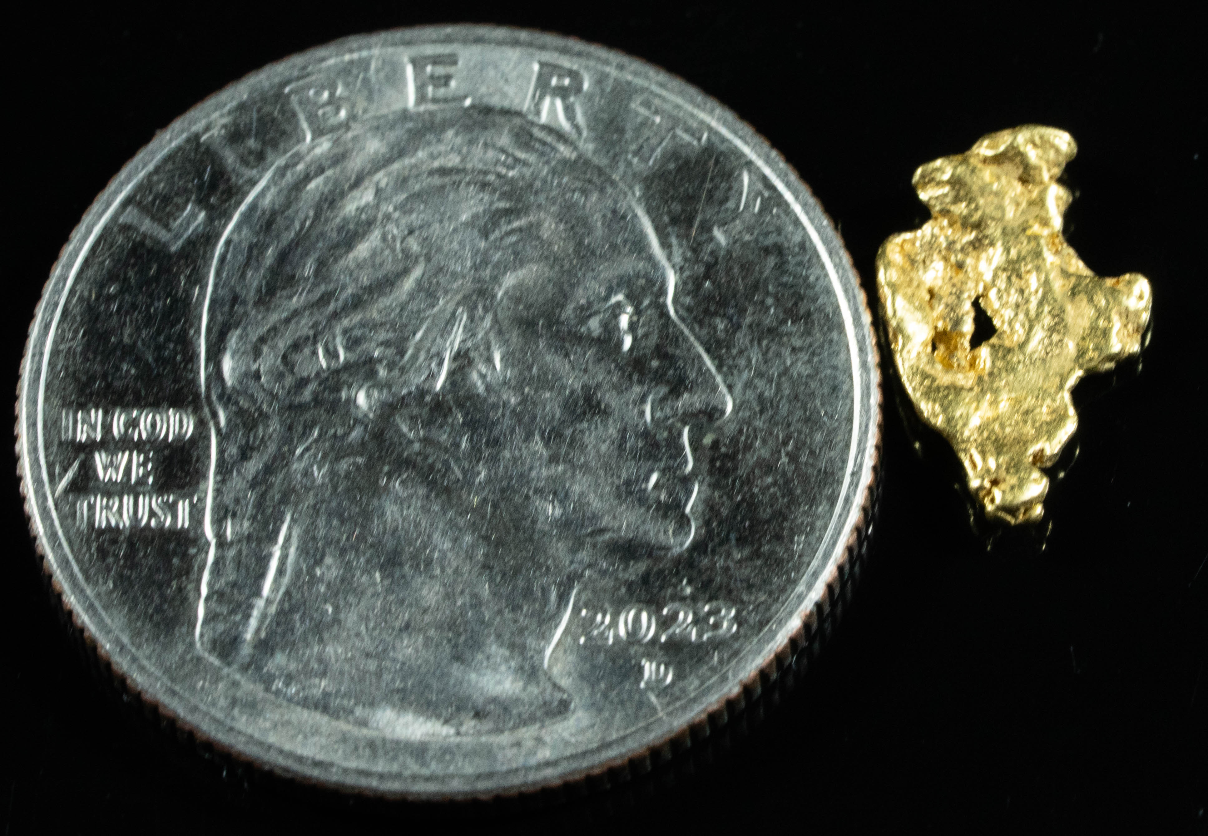 #64 Alaskan BC Natural Gold Nugget .64 Grams Genuine