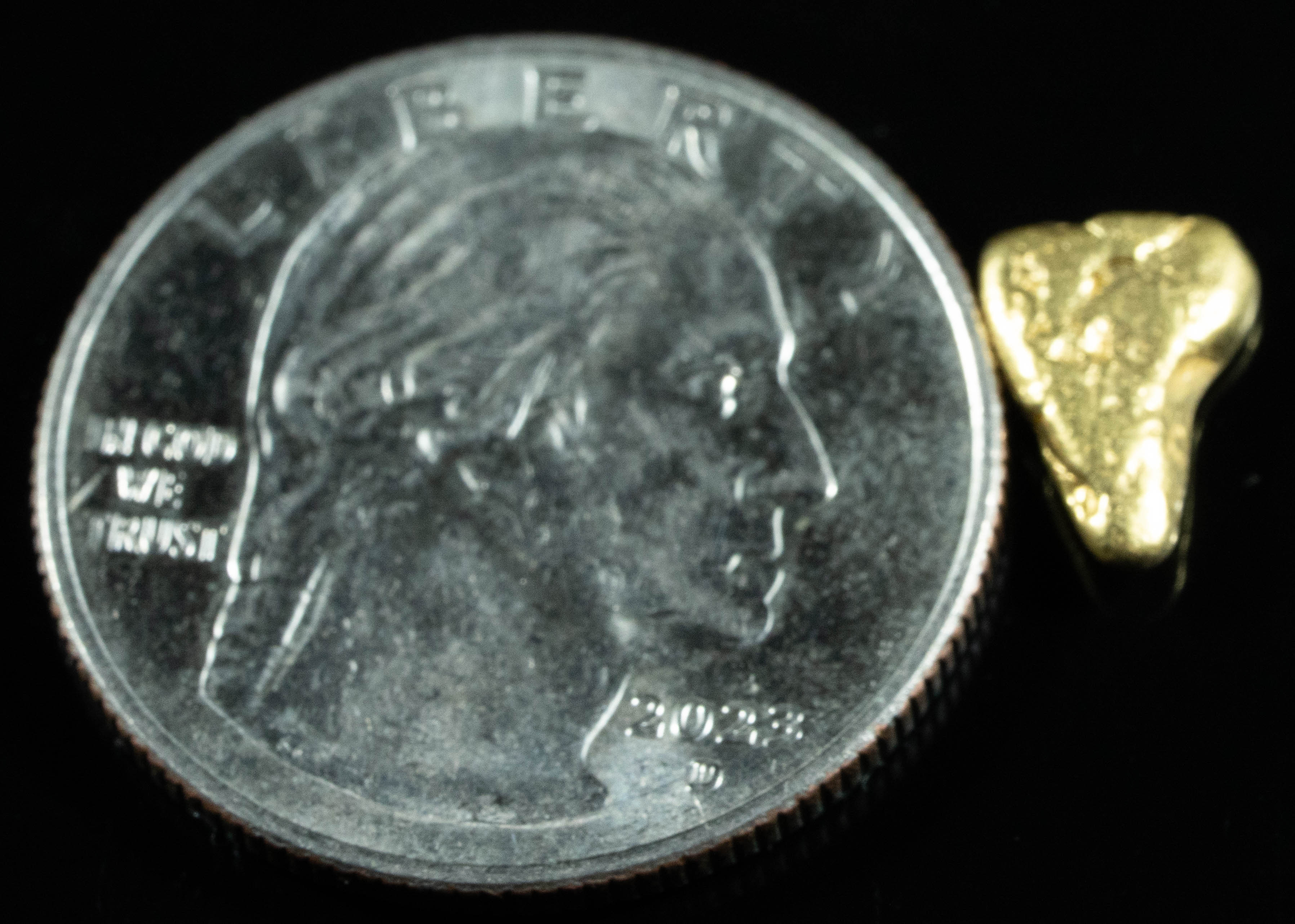 #75 Alaskan BC Natural Gold Nugget 1.10 Grams Genuine