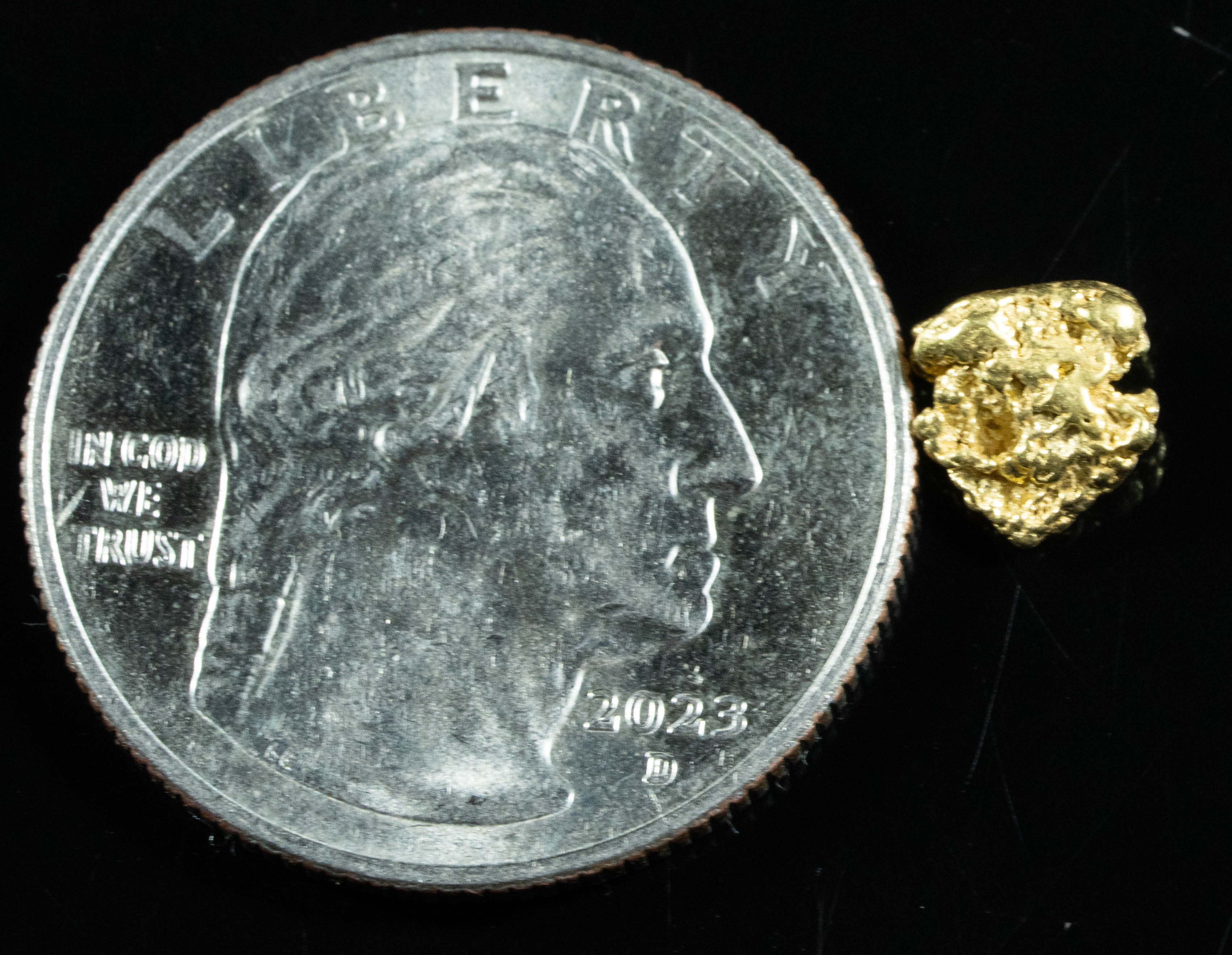 #103 Alaskan BC Natural Gold Nugget .71 Grams Genuine
