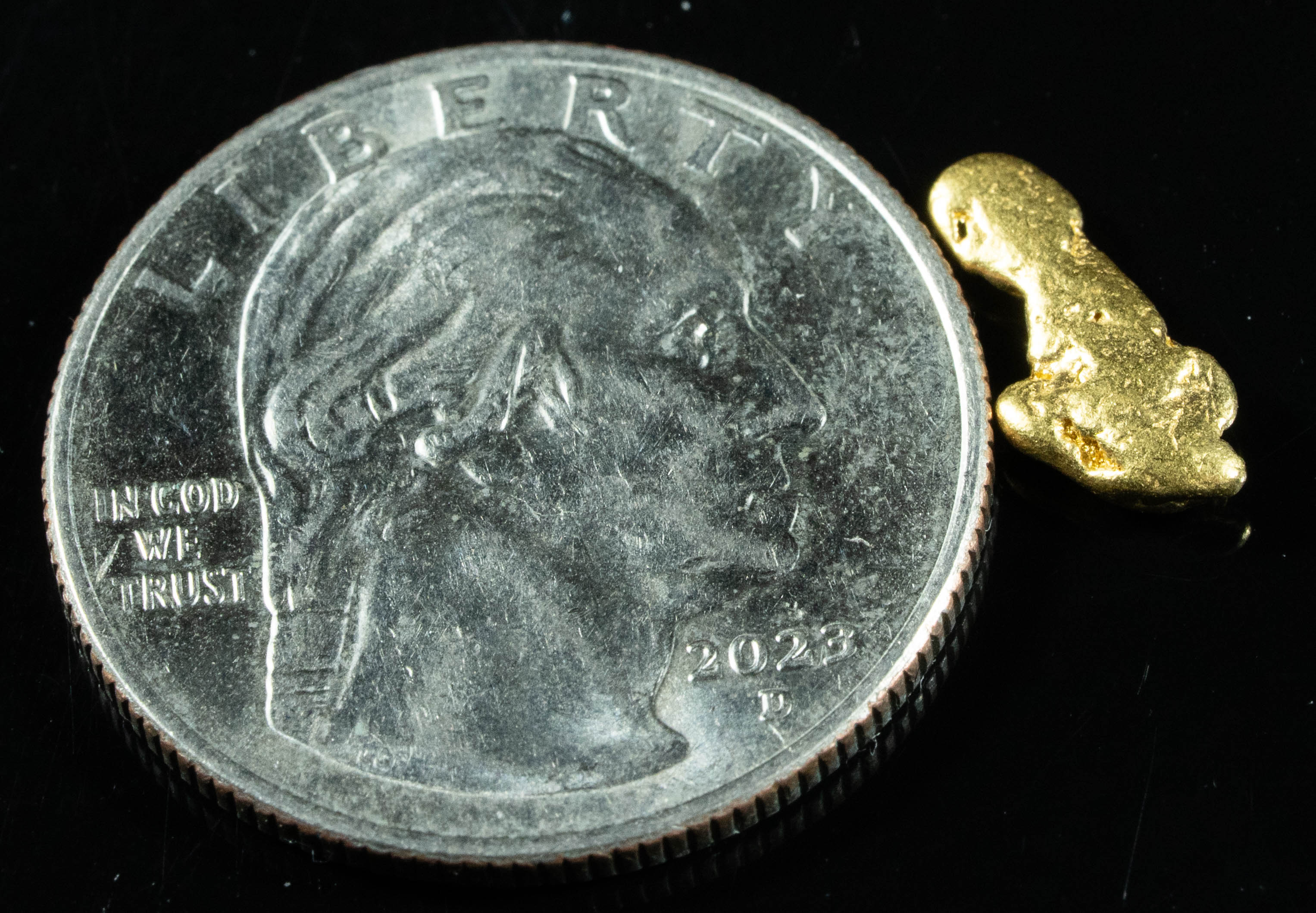 #119 Alaskan BC Natural Gold Nugget .97 Grams Genuine