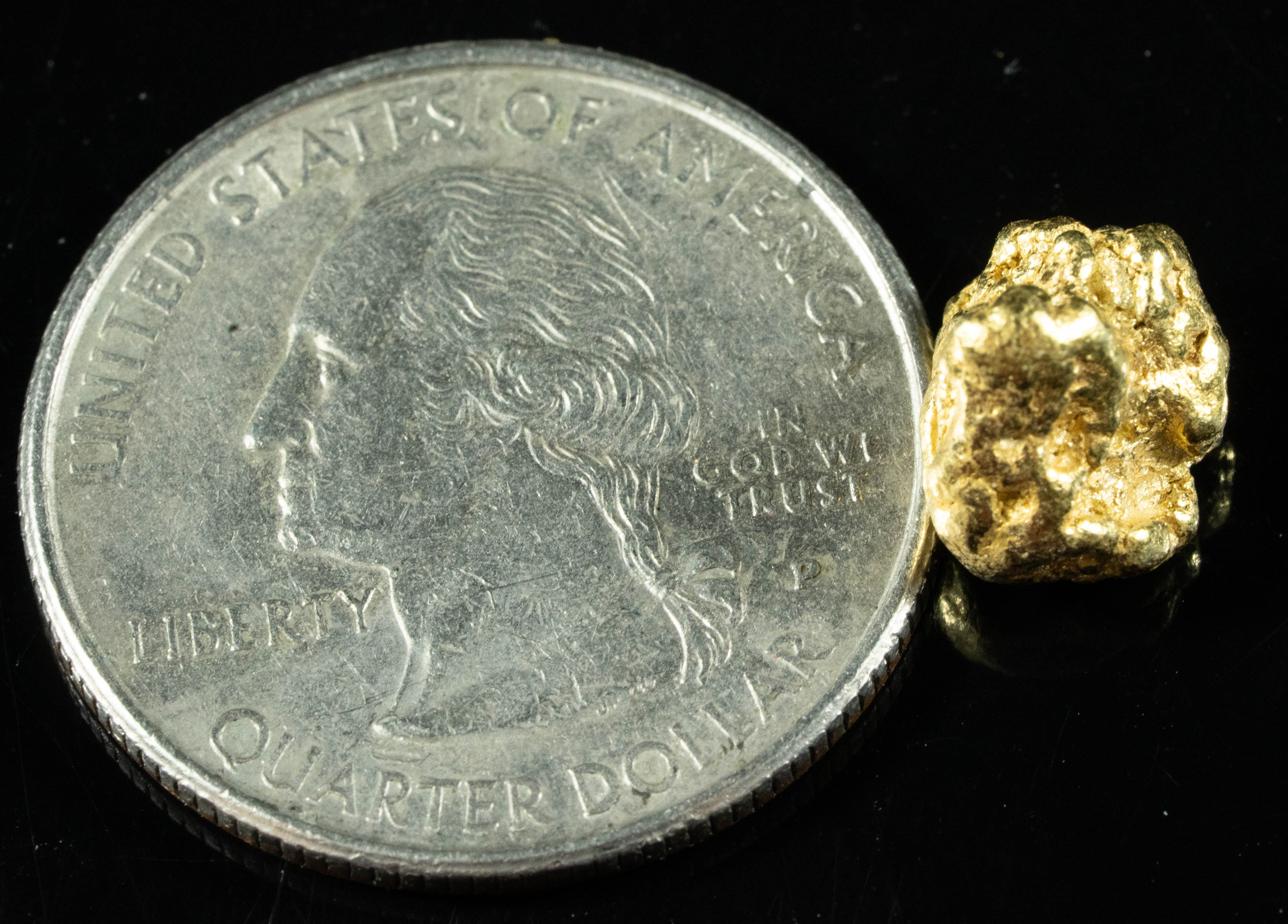 #237 Alaskan BC Natural Gold Nugget 2.82 Grams Genuine
