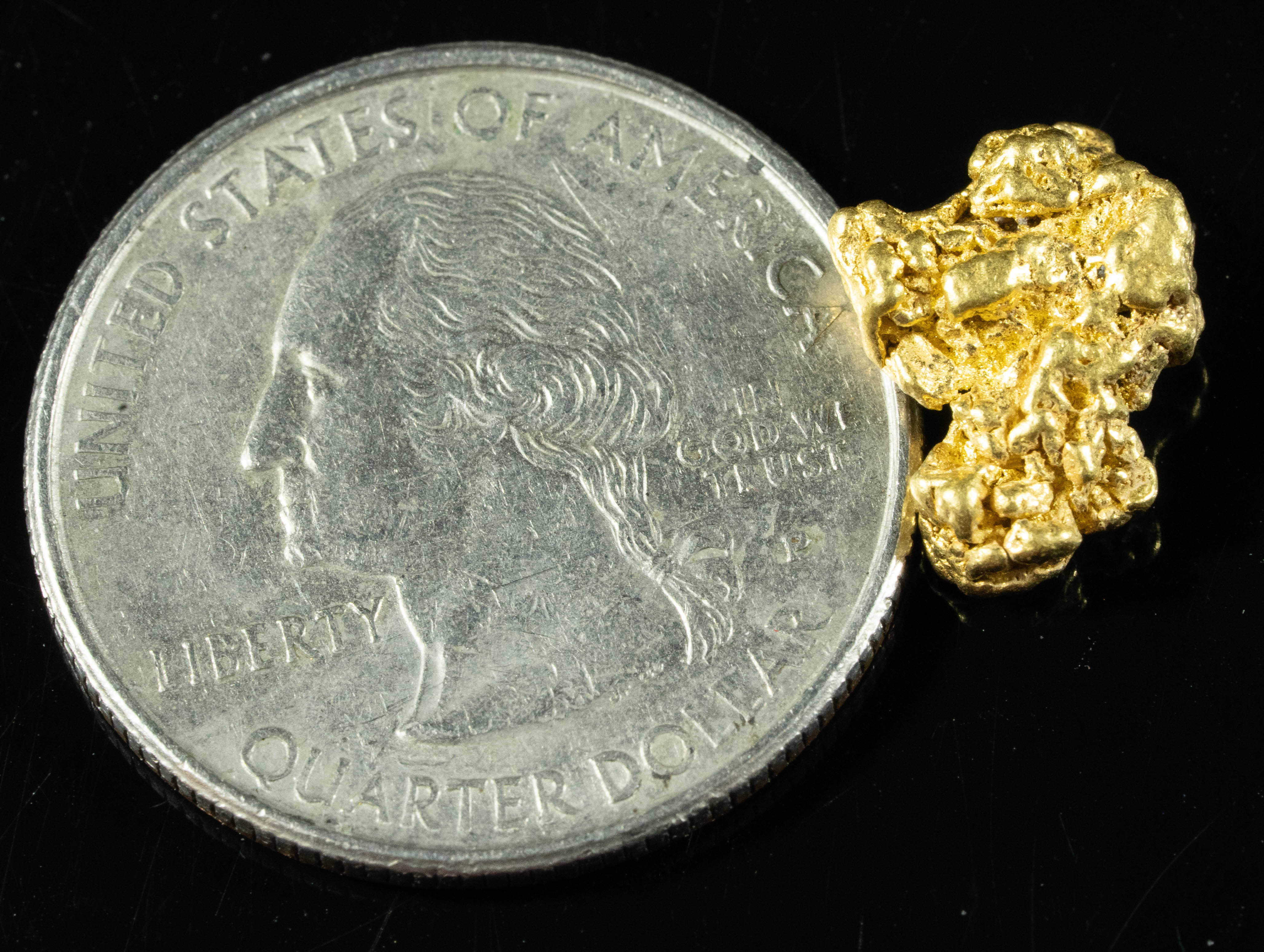 #268 Alaskan BC Natural Gold Nugget 2.39 Grams Genuine