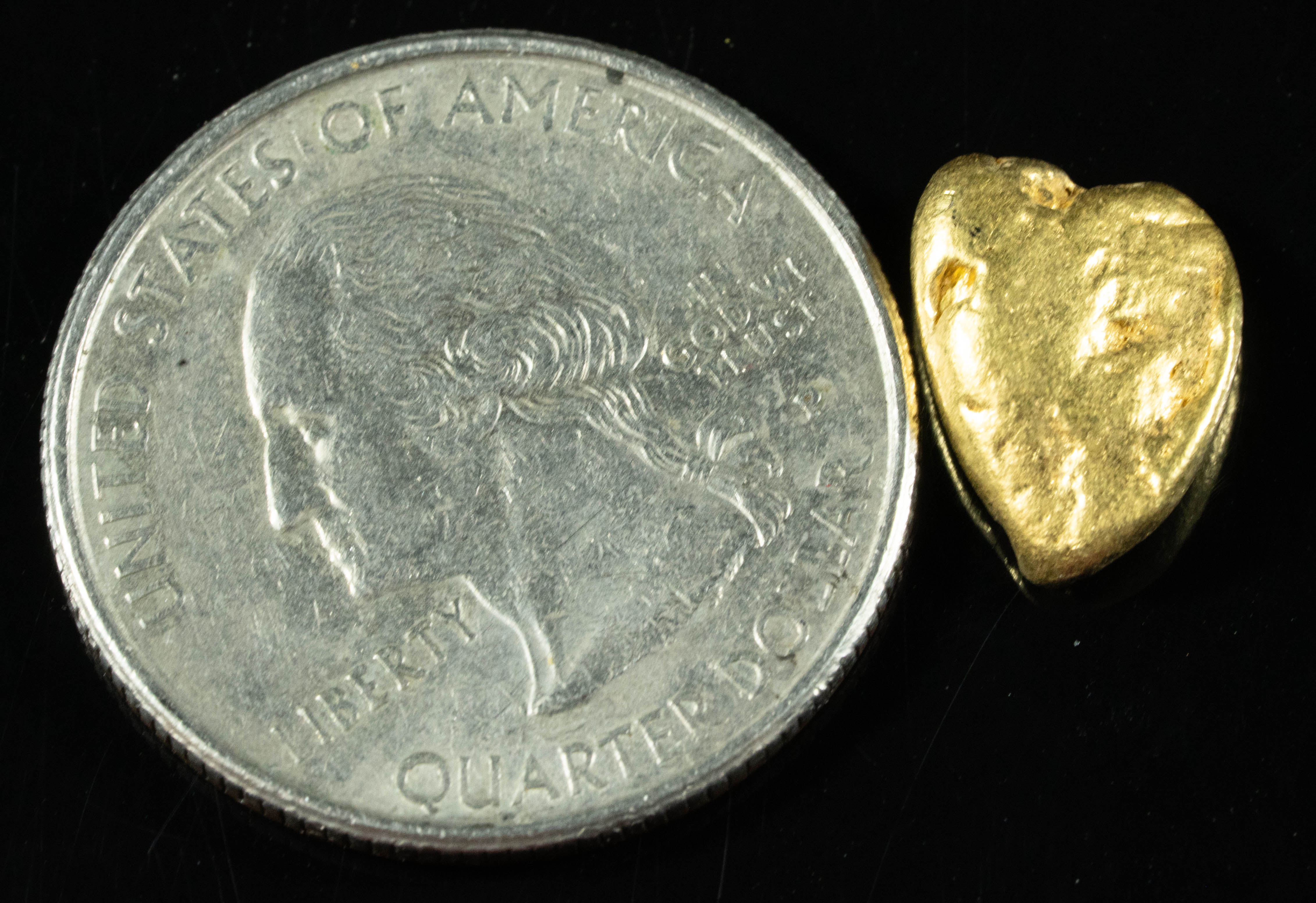 #280 Alaskan BC Natural Gold Nugget 3.46 Grams Genuine